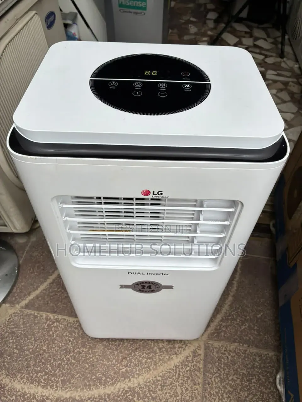 1.5hp LG Dual Inverter Portable Air Conditioner With Remote