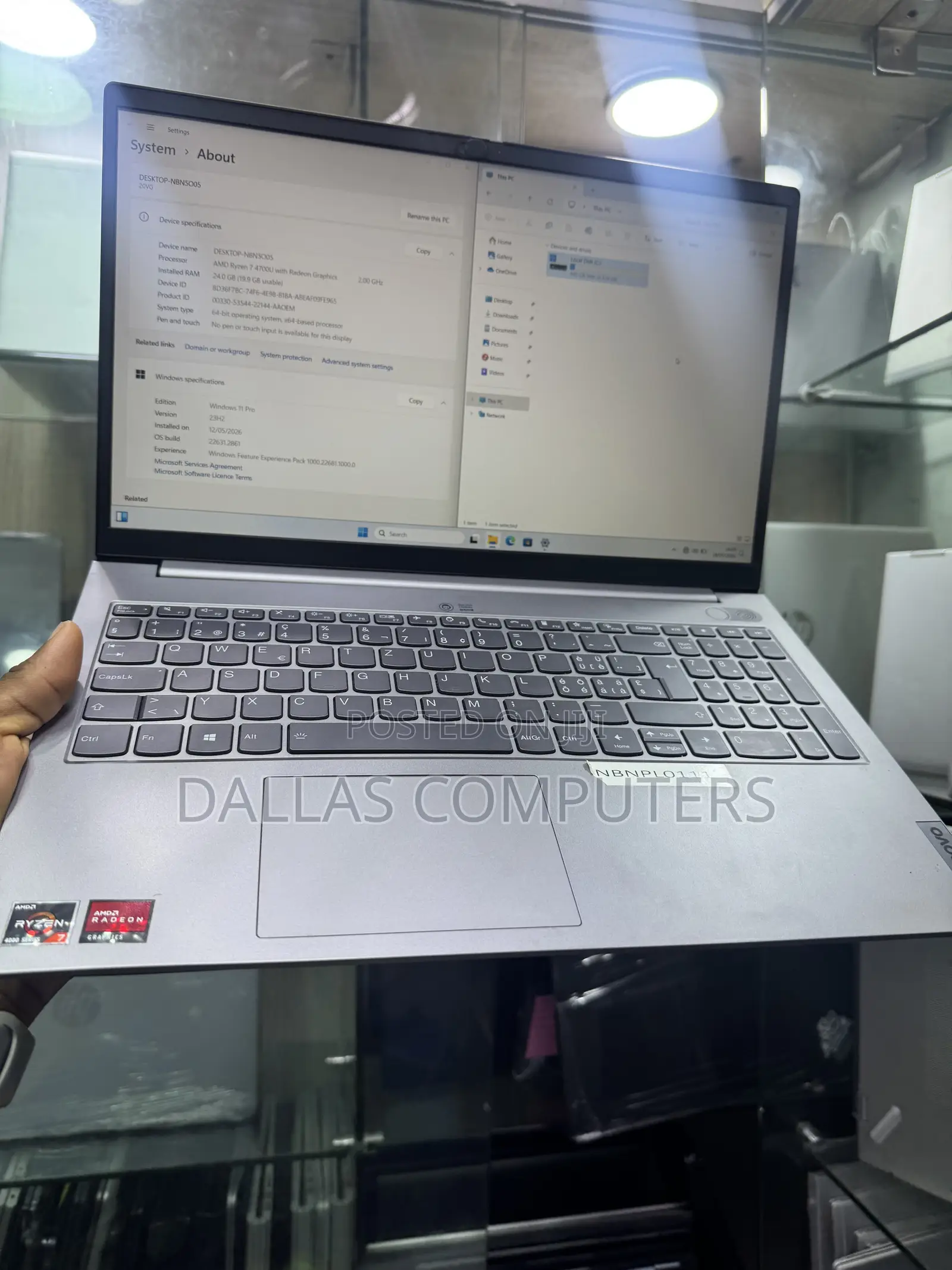 Laptop Lenovo ThinkBook 15 24GB AMD Ryzen 7 SSD 512GB