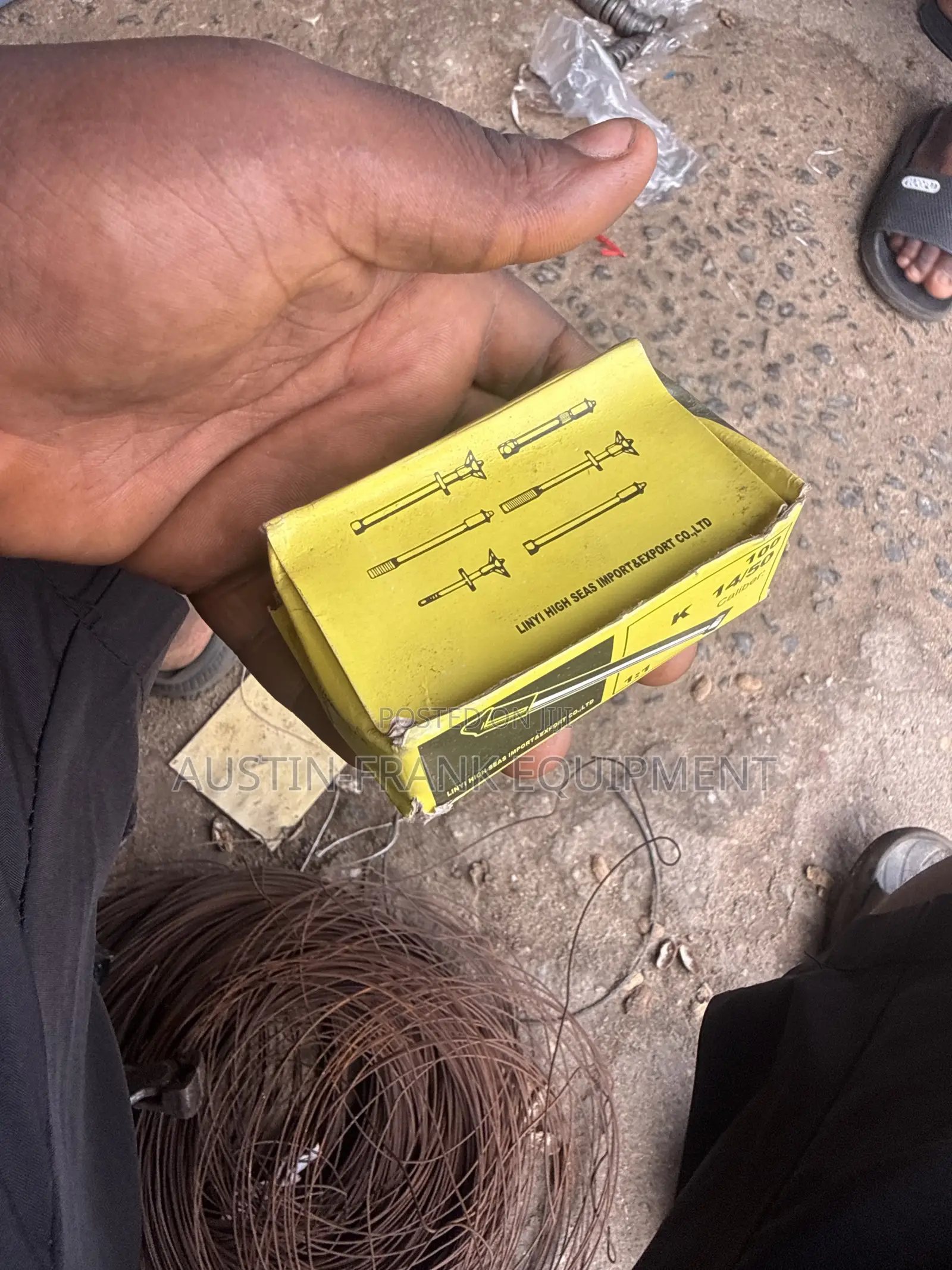 Packets of 3-Inch Concrete Nails