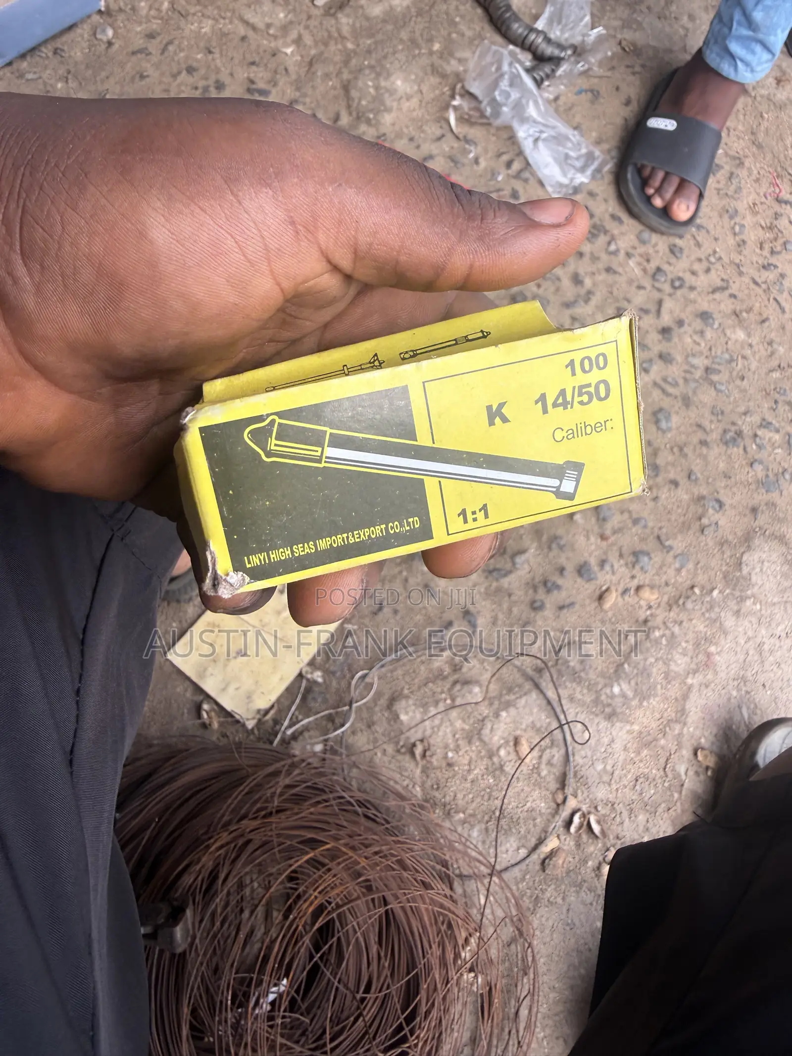 Packets of 3-Inch Concrete Nails