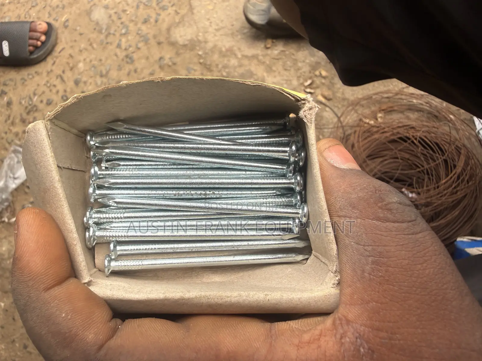 Packets of 3-Inch Concrete Nails