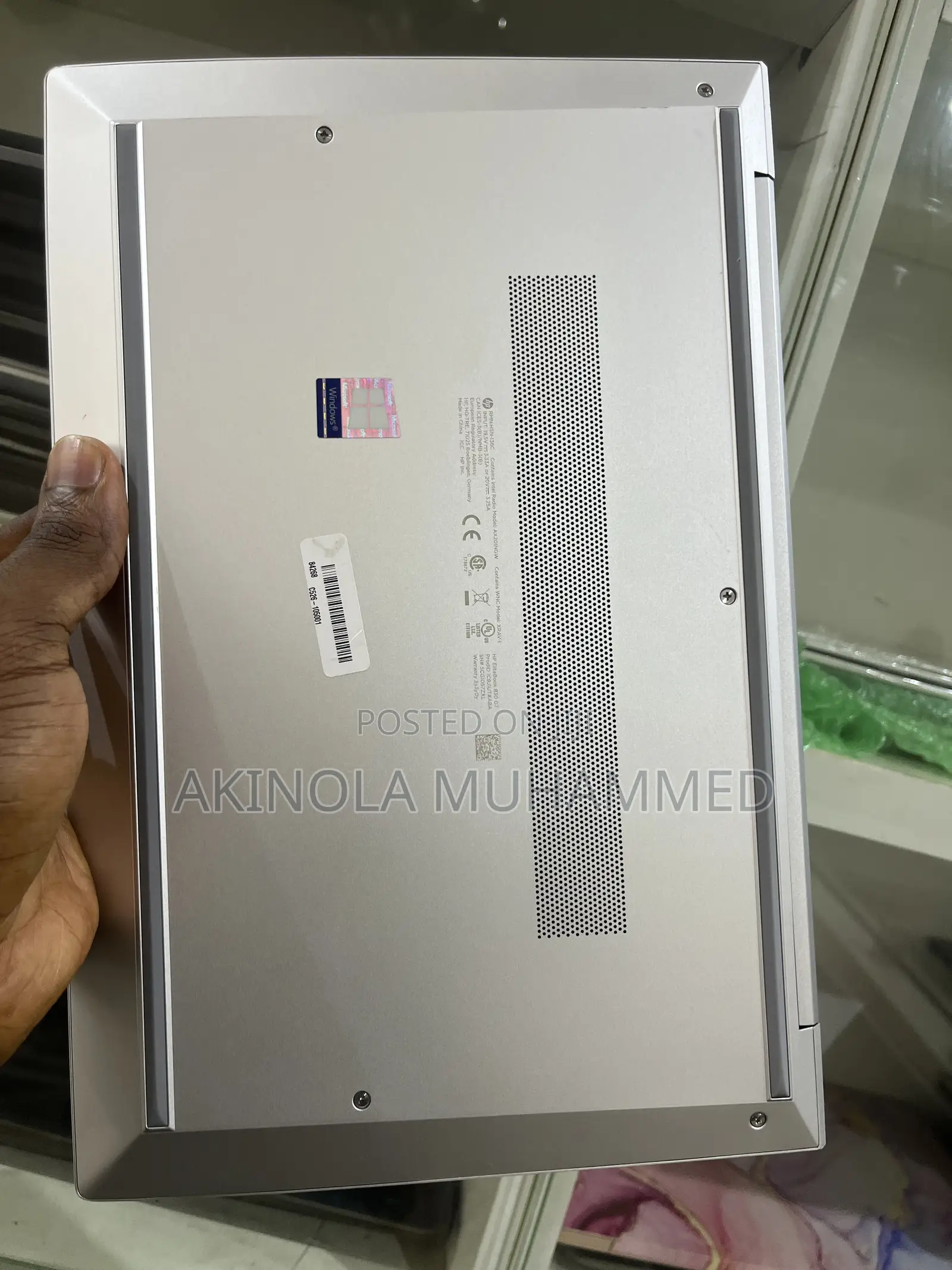 Laptop HP EliteBook 830 G7 8GB Intel Core i5 SSD 256GB