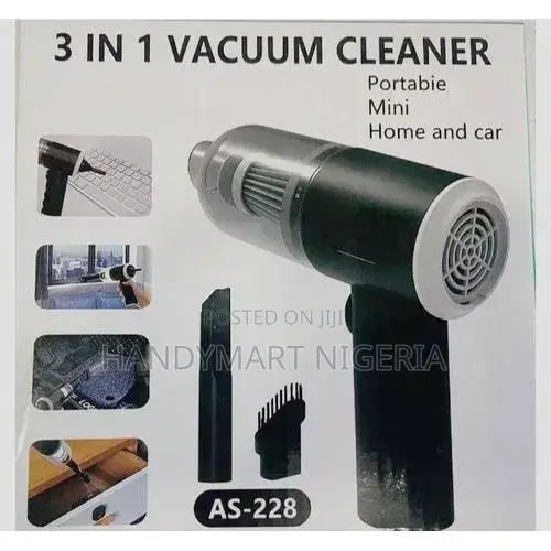 3-in-1 Portable Mini Vacuum Cleaner (Model: AS-228) 10% OFF