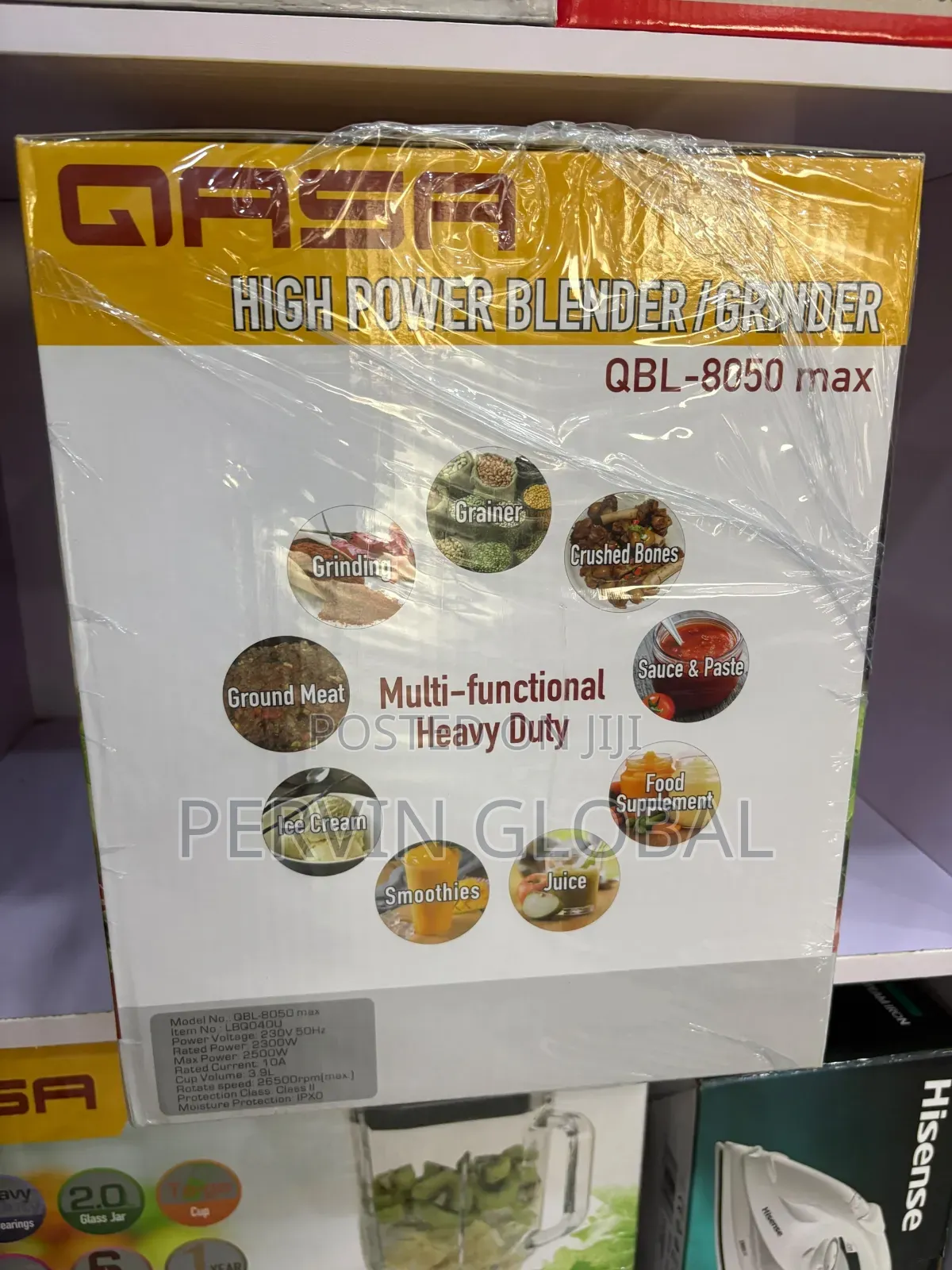 Qasa Blender High Power QBL8050max