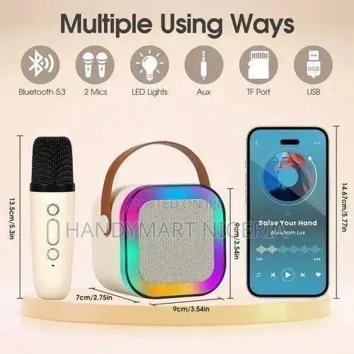 Portable Colourful Karaoke Sound System
