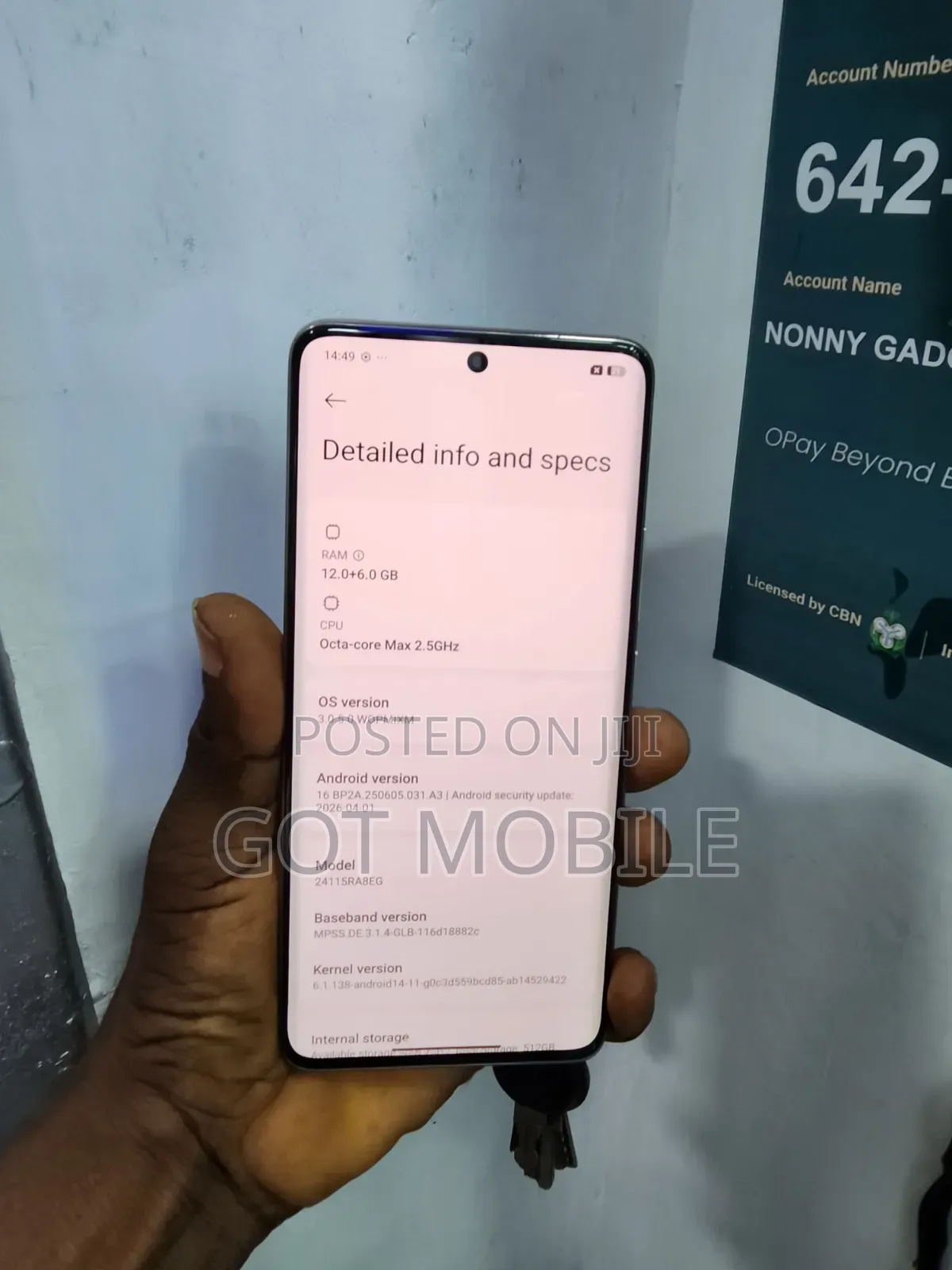 Xiaomi Redmi Note 14 Pro+ 5G 512 GB Gold