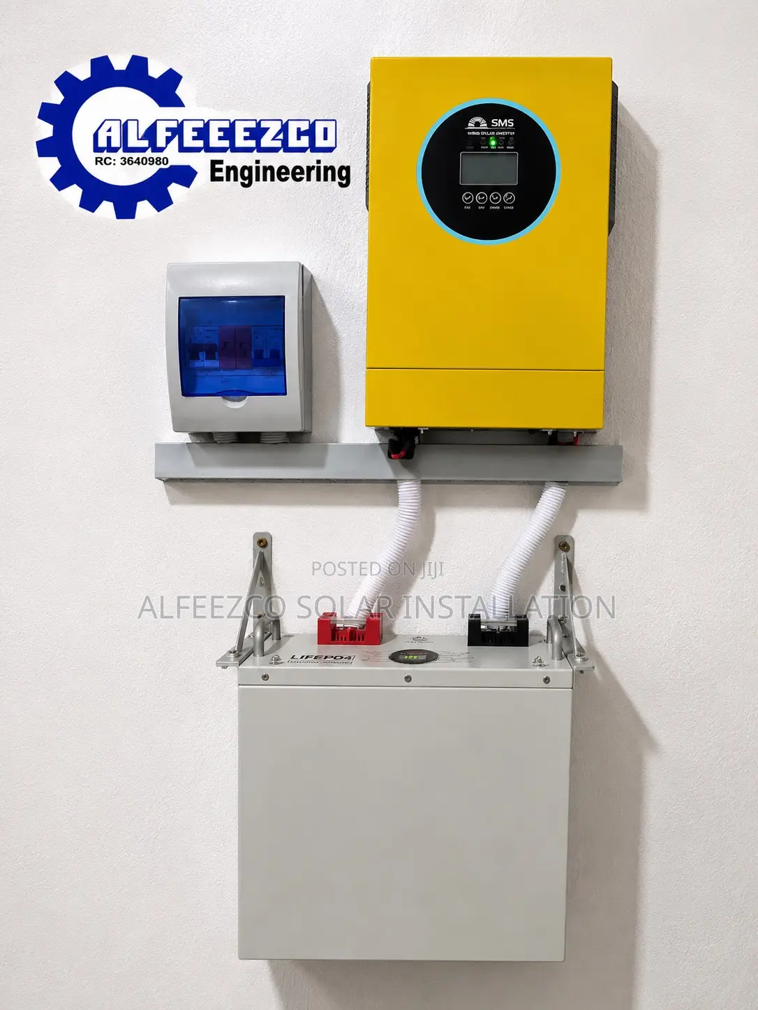 3kva Inverter, 4kw Lithium Battery 4 Solar Panel and Installation