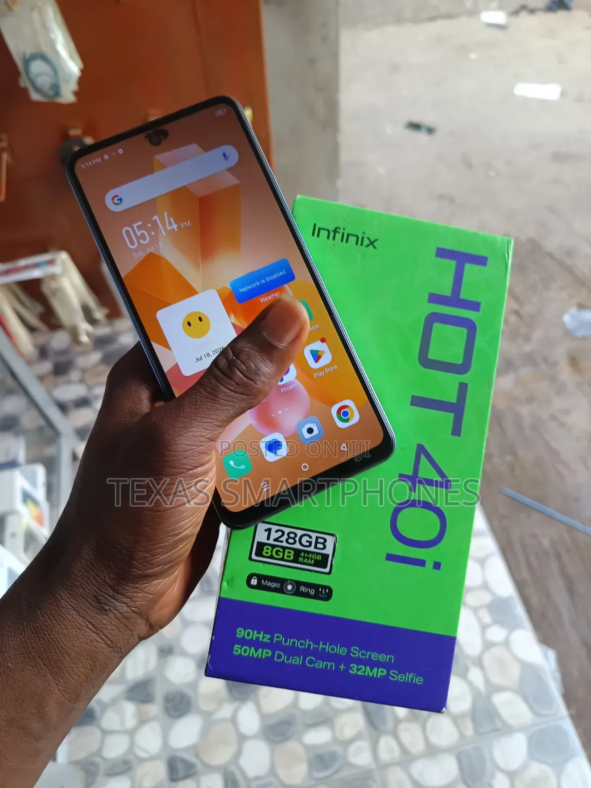 Infinix Hot 40i 128 GB Gray