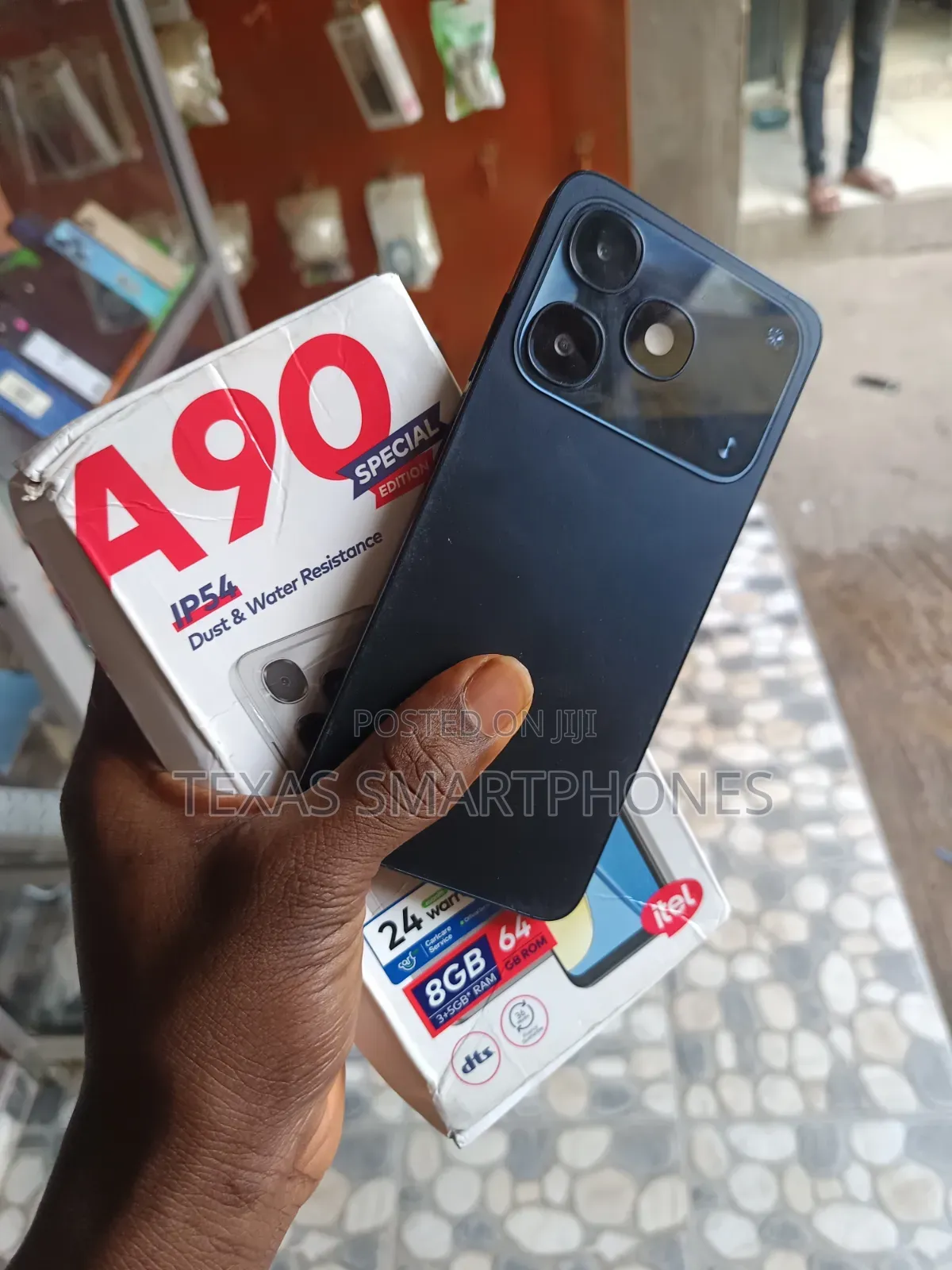 Itel A90 64 GB Black