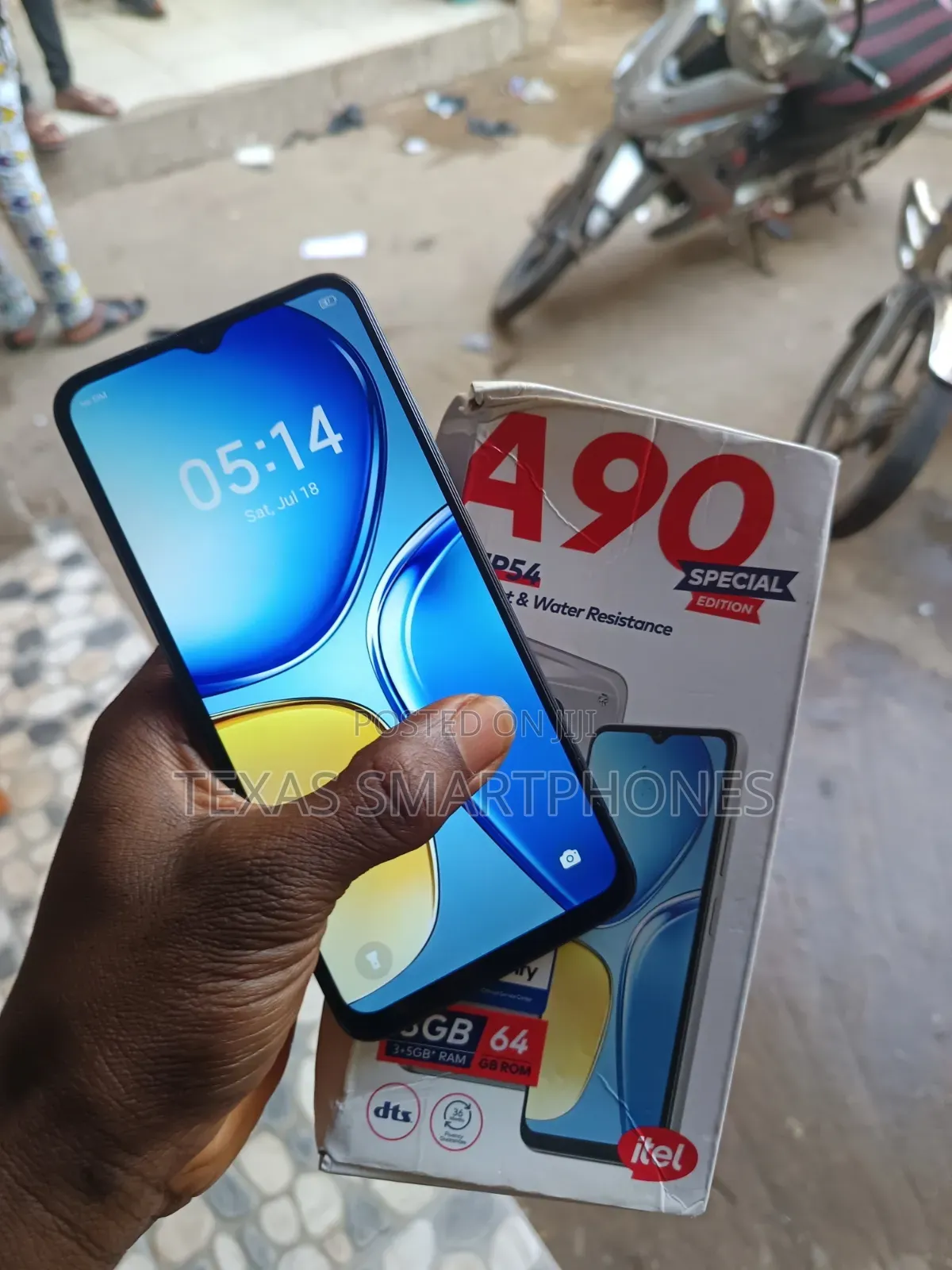 Itel A90 64 GB Black