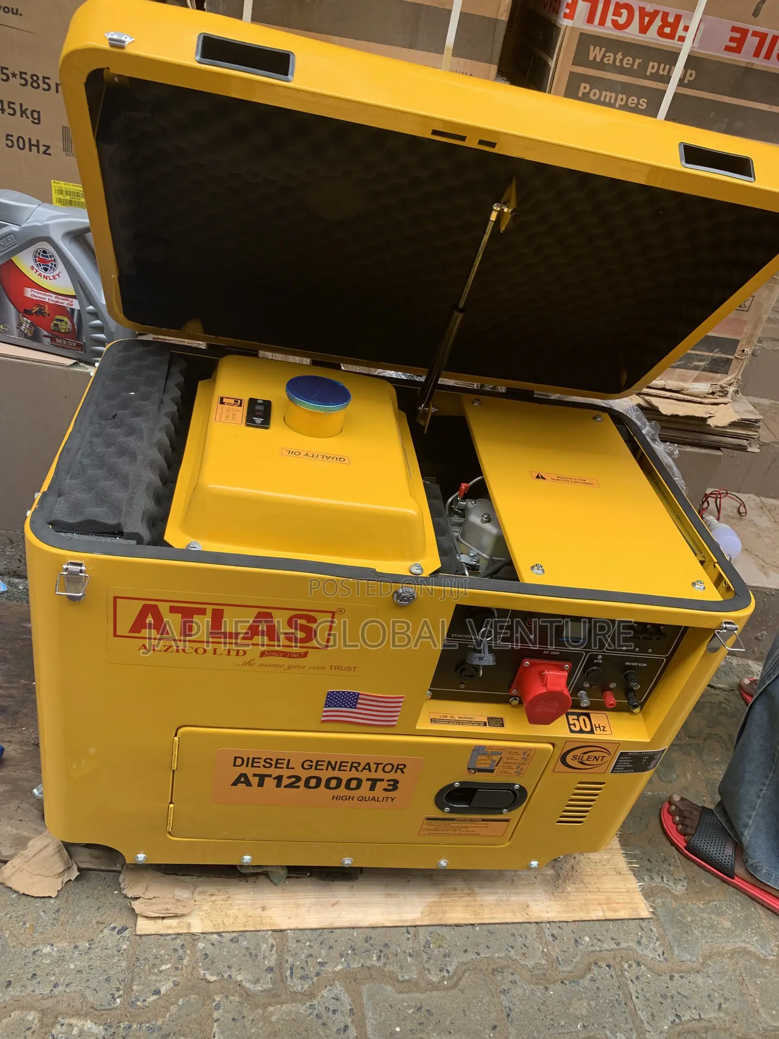 Atlas 10KVA Silent Generator – Fuel Efficient Performance