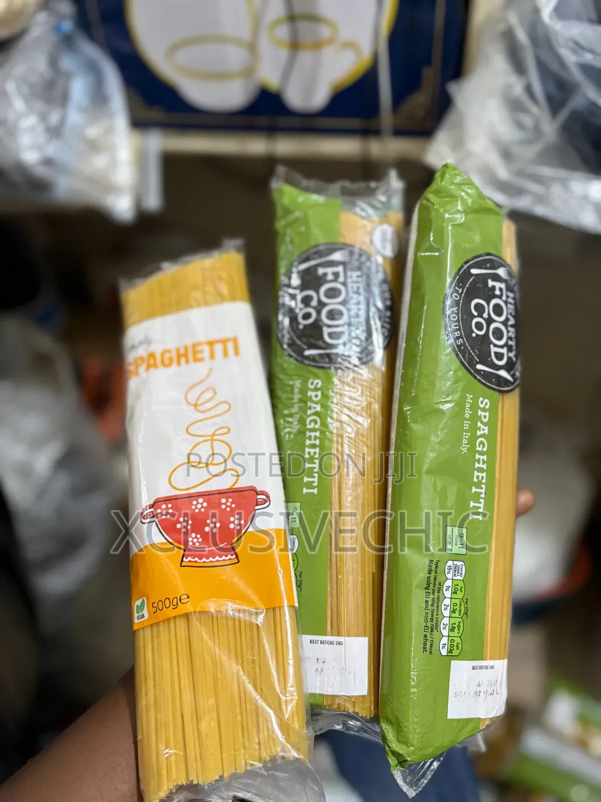 Imported Spaghetti 
(Hearty Food Co.) Minimum of 10 Pack