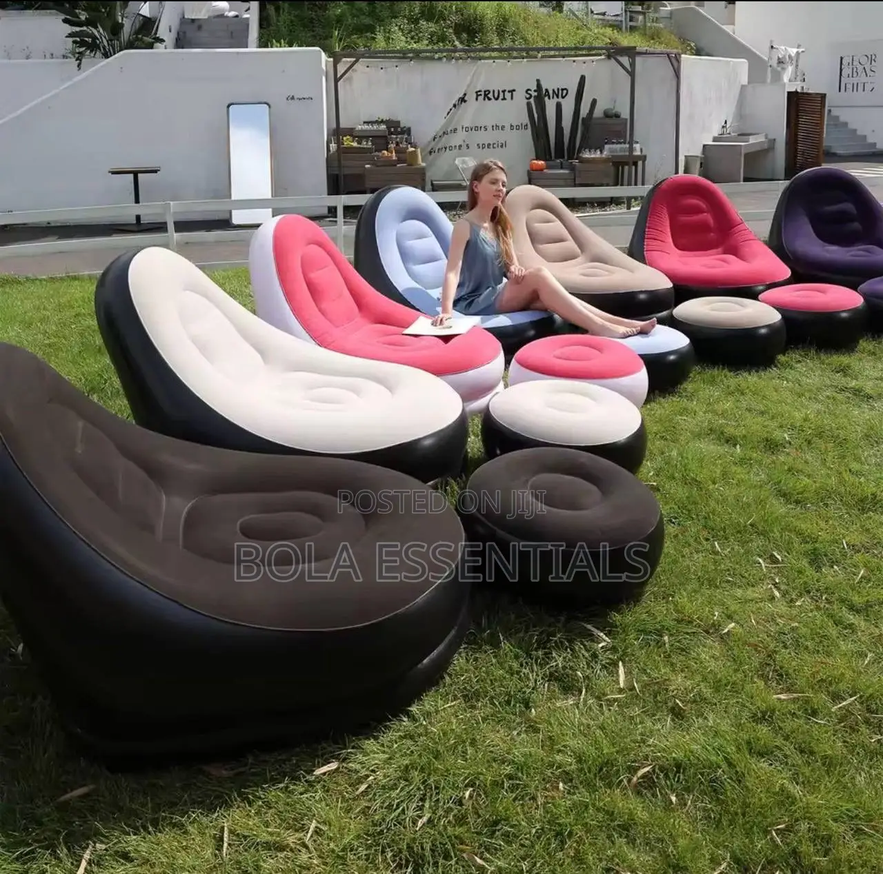 Inflatable Sofa With Electric Pump