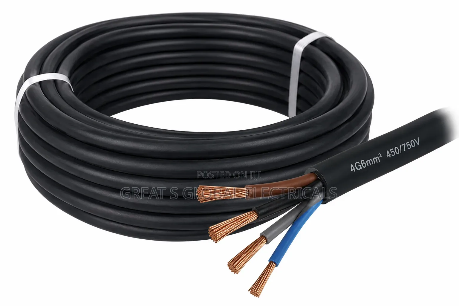 6mm2 4-Core Flexible Copper Cable