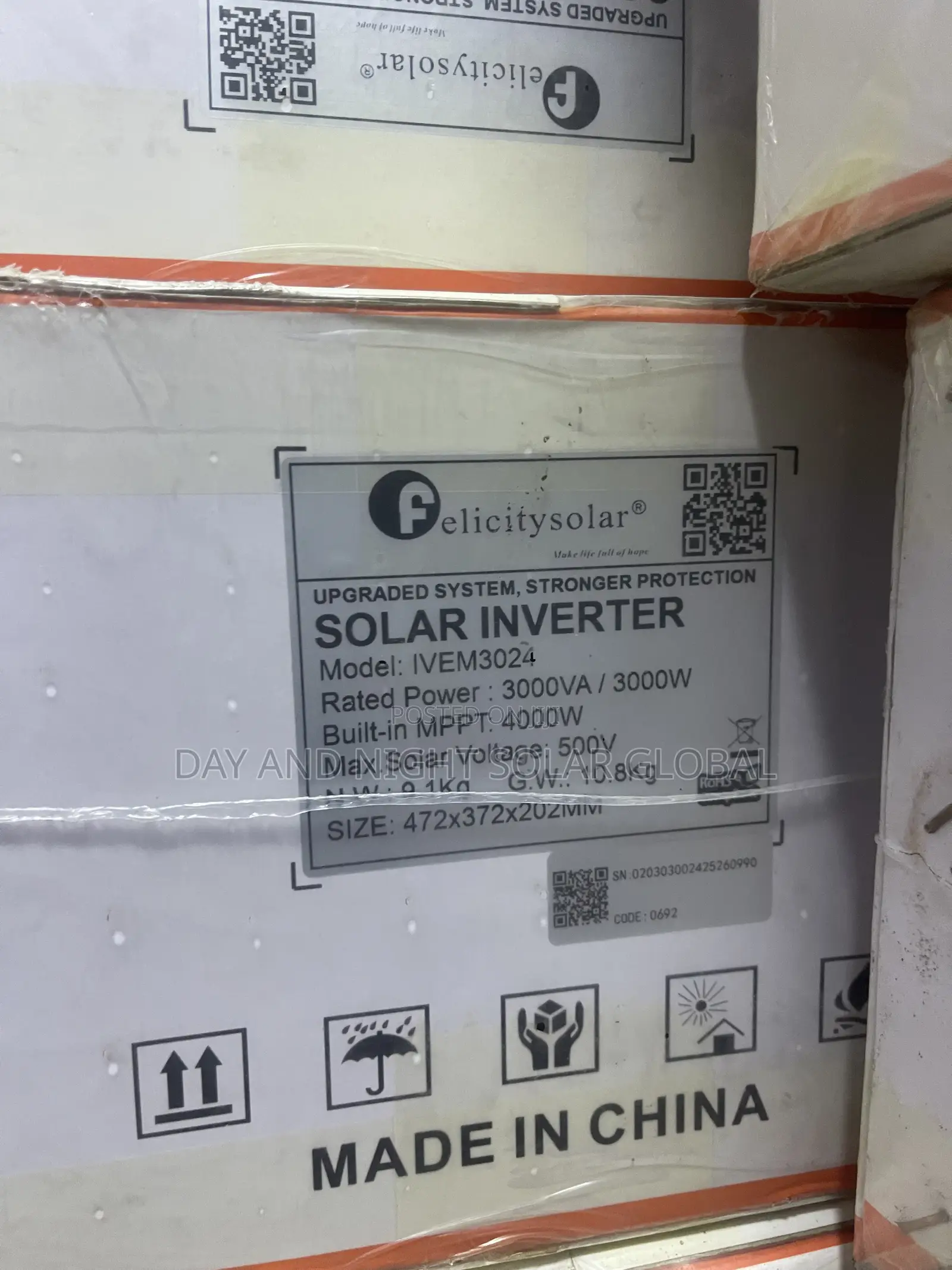 4kva Ivem Hybrid Felicity Solar Inverter 24v
