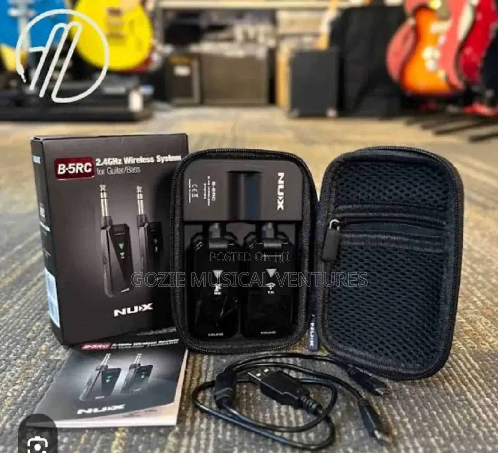 Original Nux B-5rc 2.GHz Guitar Wireless Transmitter System