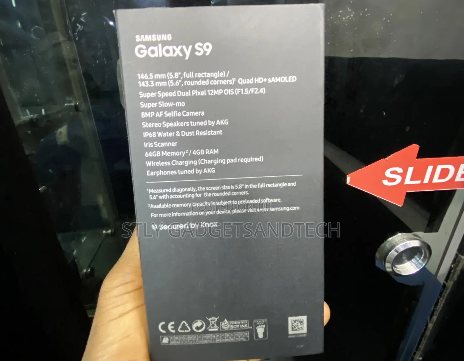 New Samsung Galaxy S9 64 GB Black