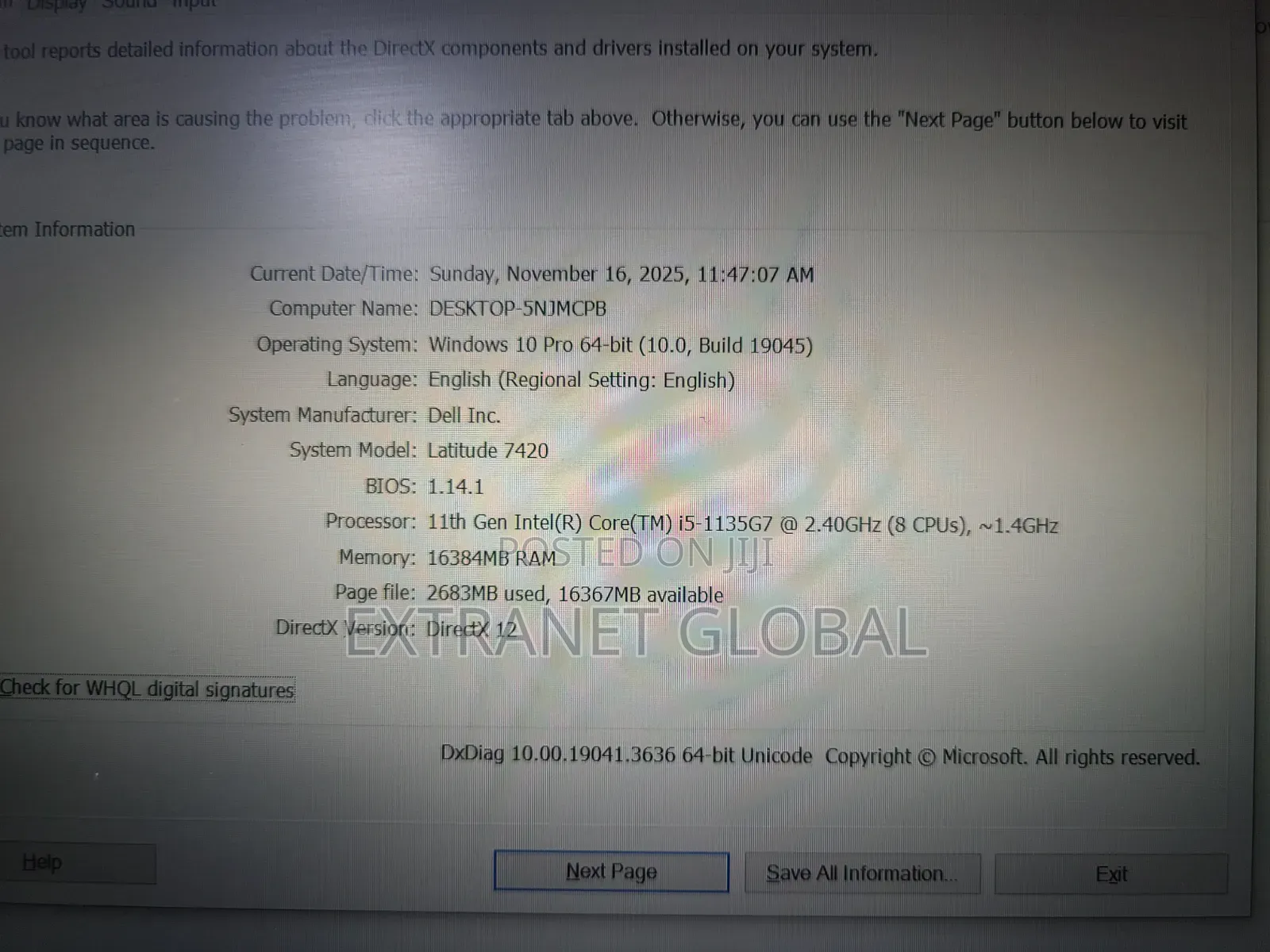 Laptop Dell Latitude 7420 16GB Intel Core i5 SSD 256GB