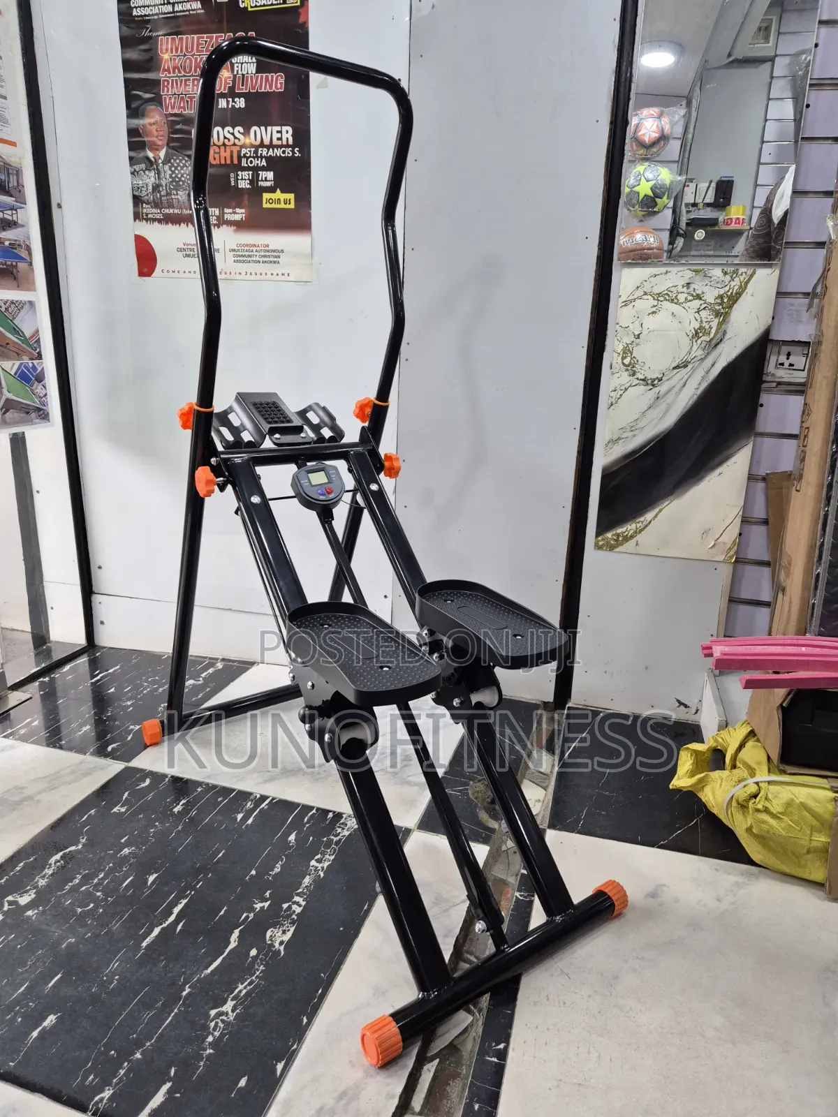 Foldable Stair Climber – Home Cardio Leg Toner
