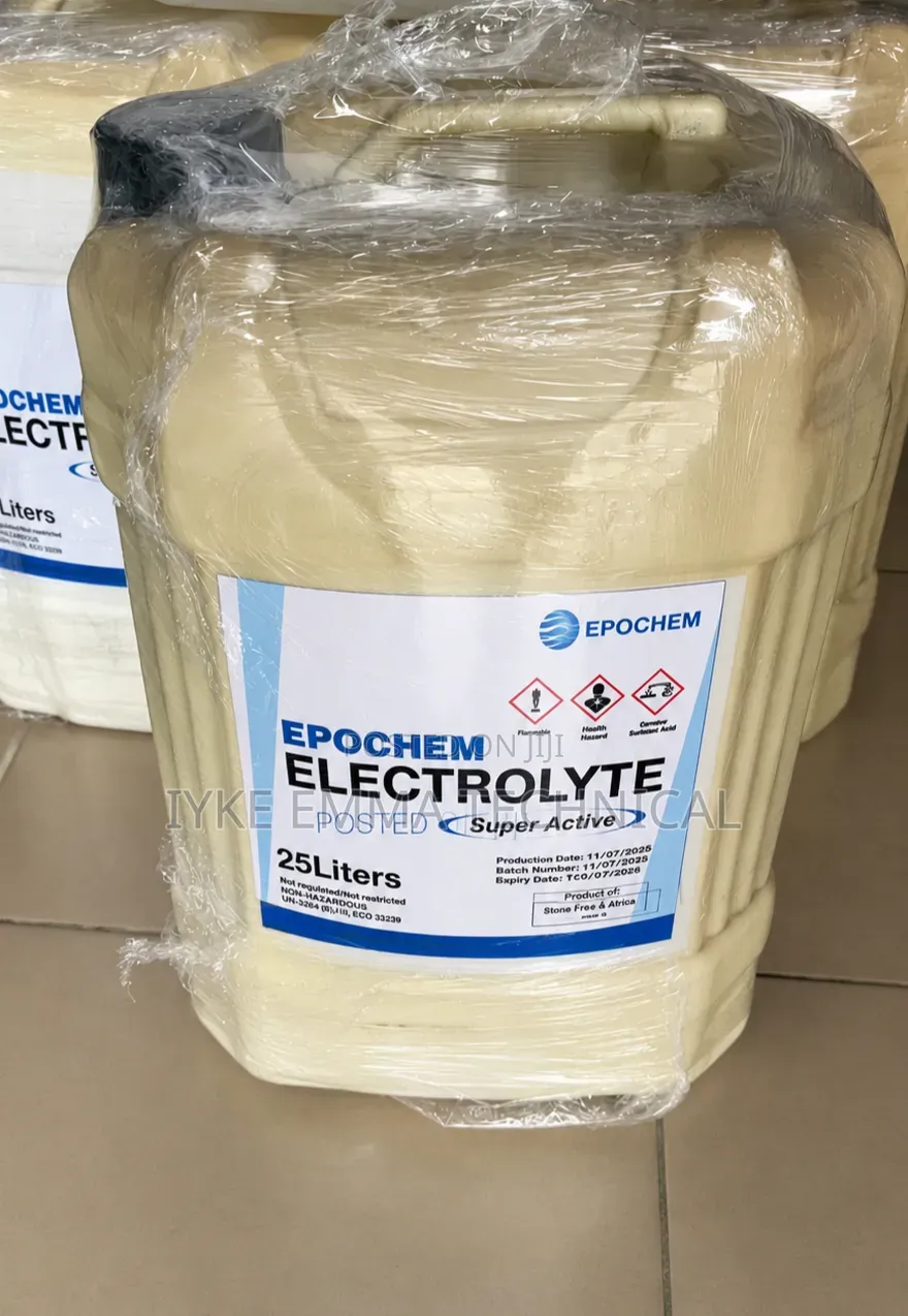 EPOCHEM Electrolyte Super Active Sulfuric Acid – 25 Litres