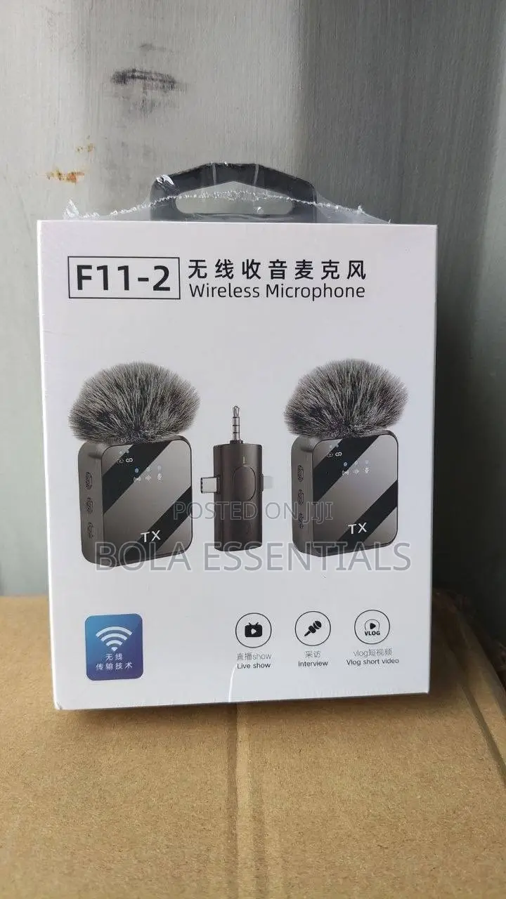 Double Wireless Mic F11