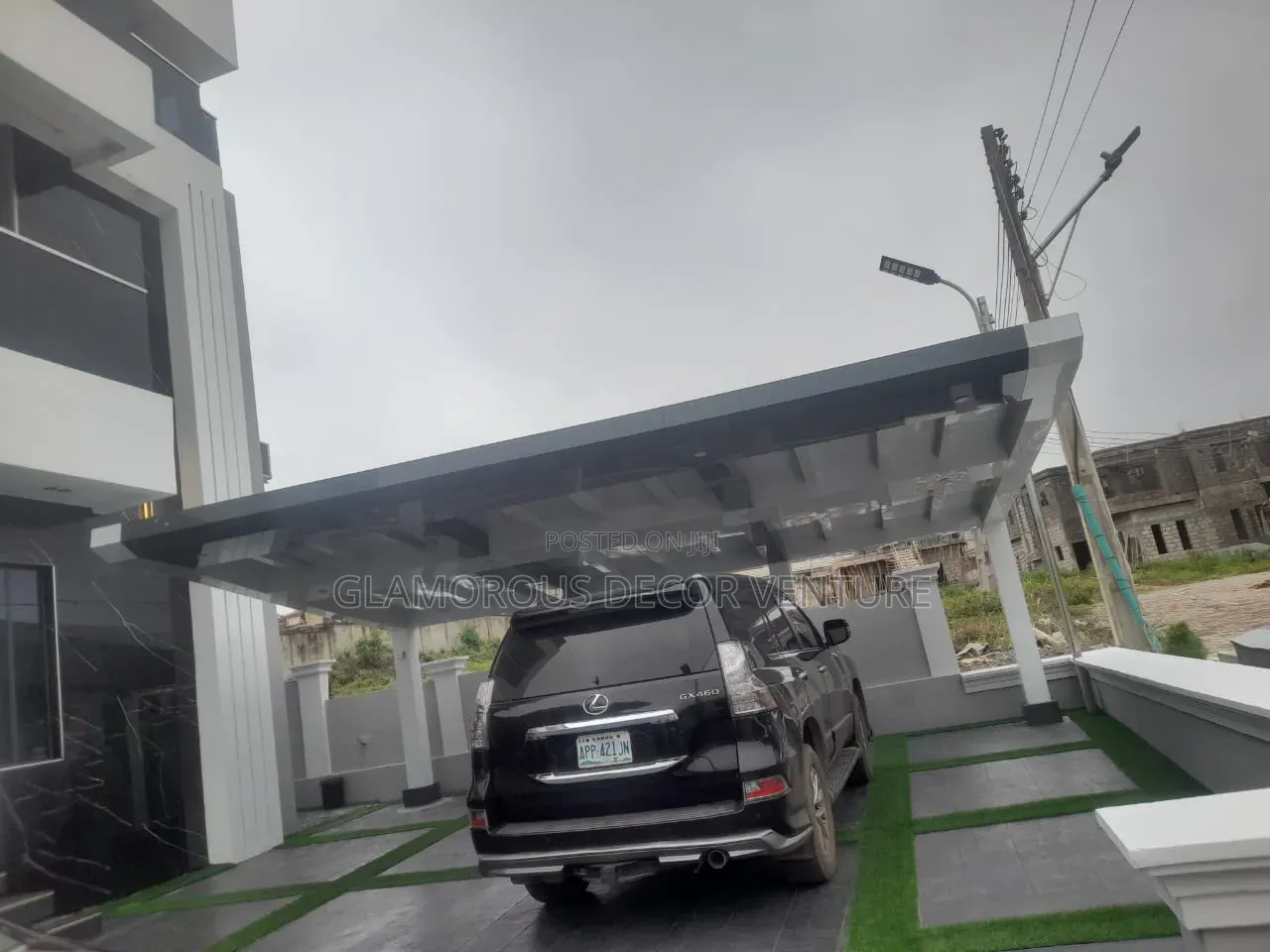  Premium Modern Carport POP Canopy Installation 