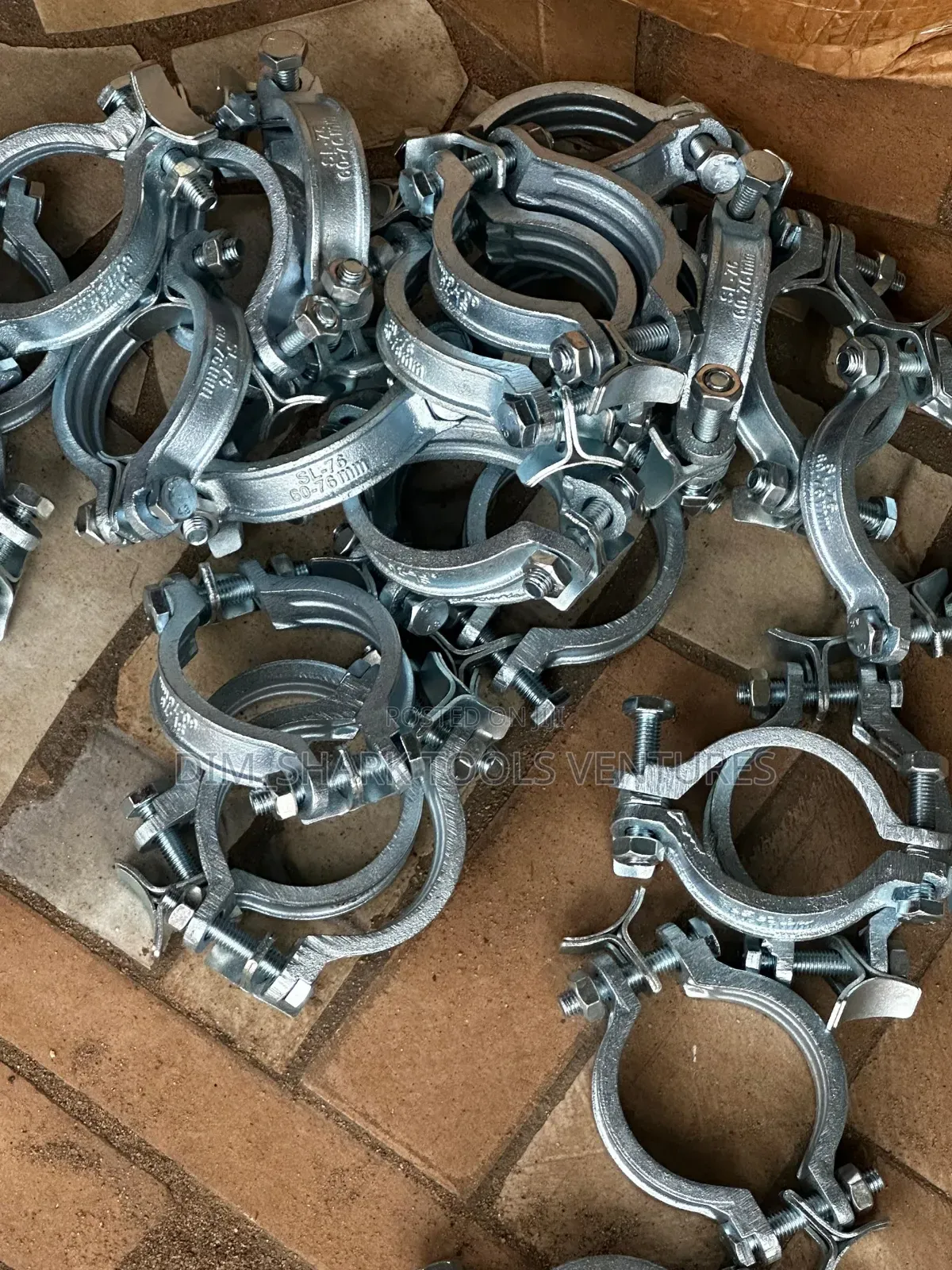 3"inch Heavy-Duty, Double-Bolt Hose Clamps