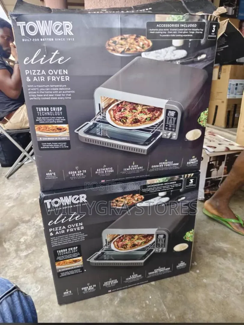 Tower Elite 18L Digital Pizza Oven Air Fryer - 2000W