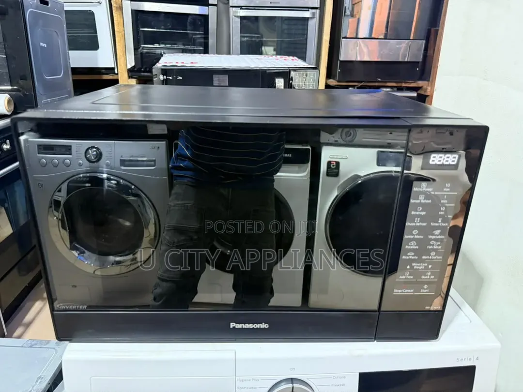 Inverter Panasonic Mirror Face Digital Microwave 30L