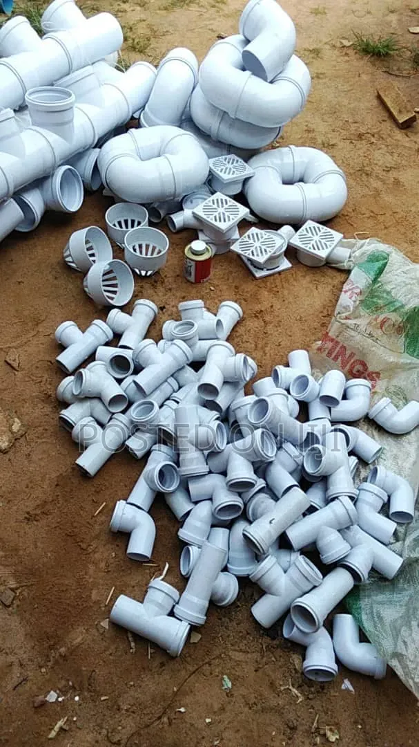 PVC Blue Pipes and Fittings All Kinds