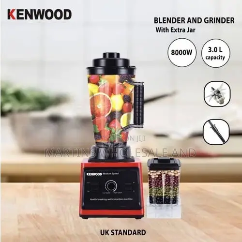 Kenwood KC-241B Blender and Crusher Featuring a High-Power 10000W Moto