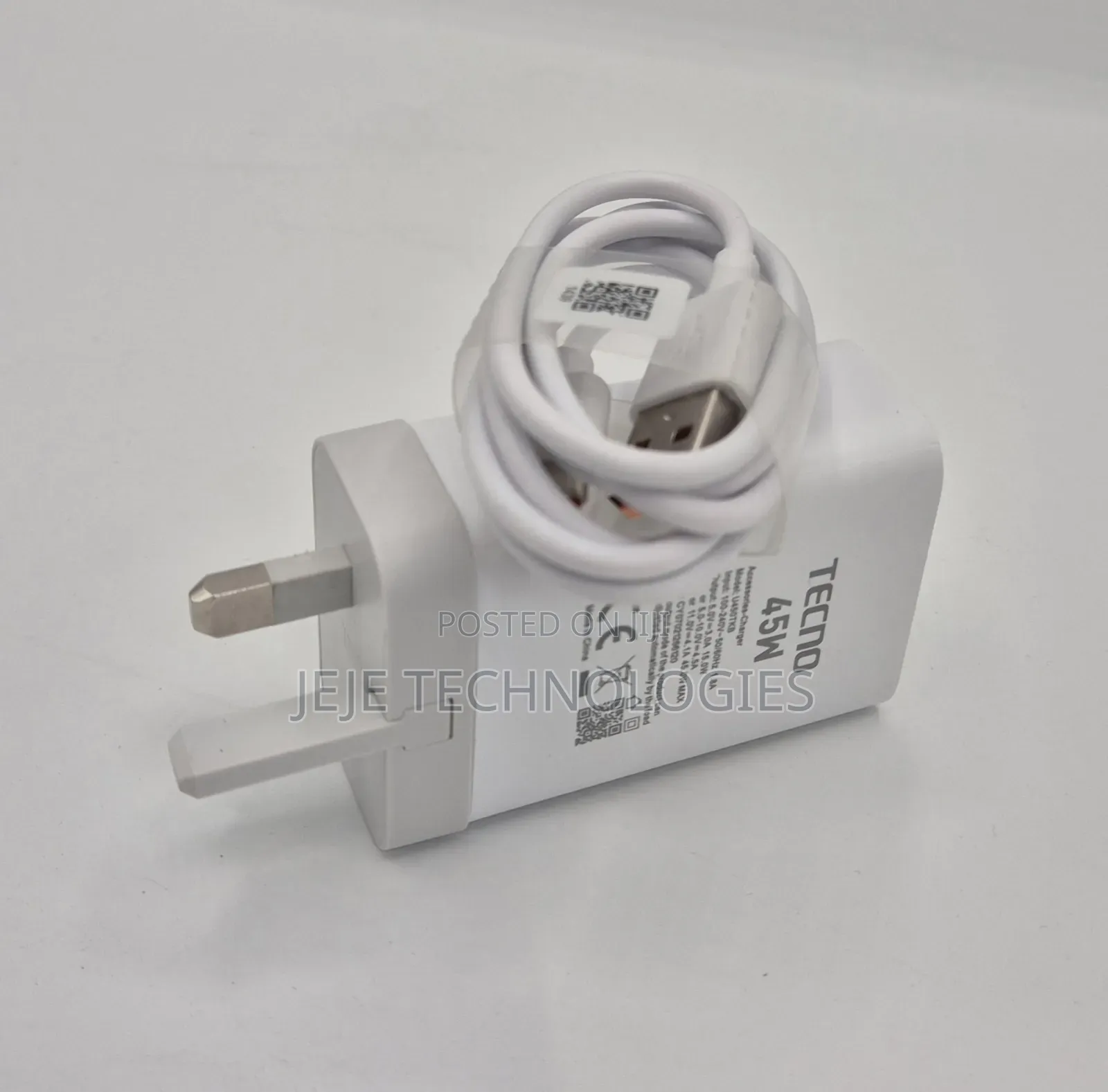 Tecno 45w Original Charger