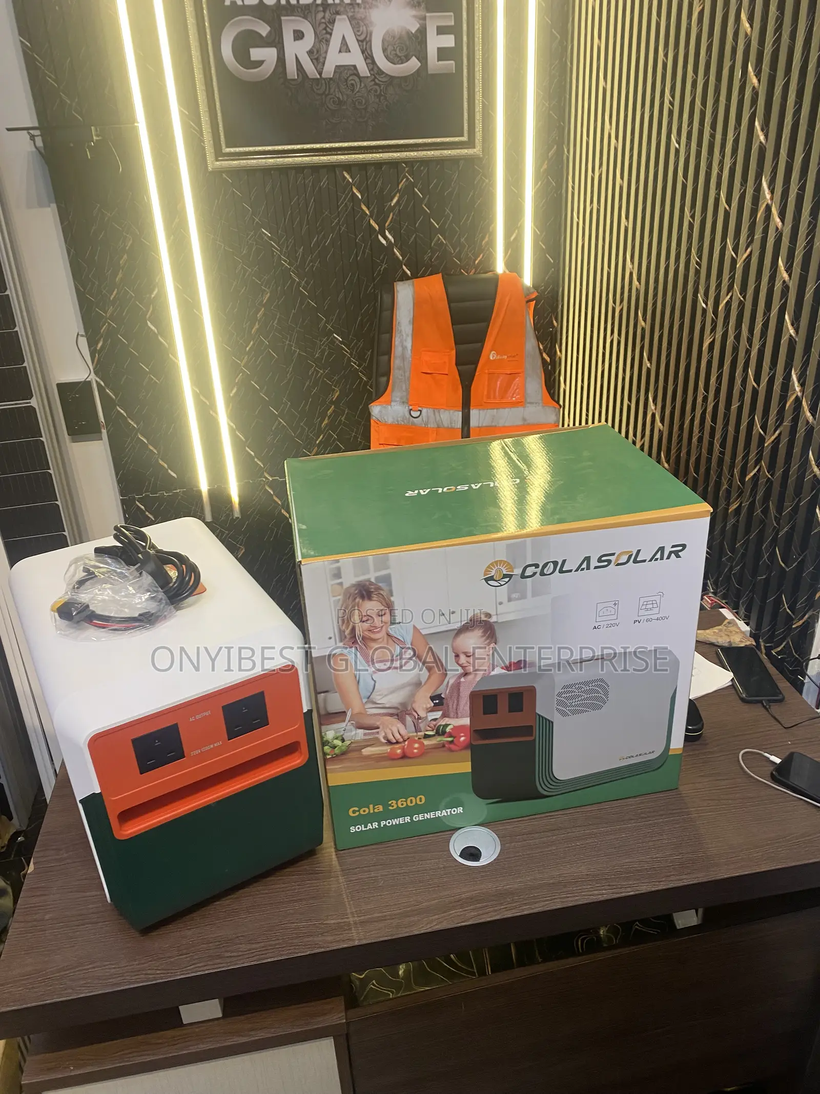 Enjoy 24/7 Power With Cola Solar 3600 Plus