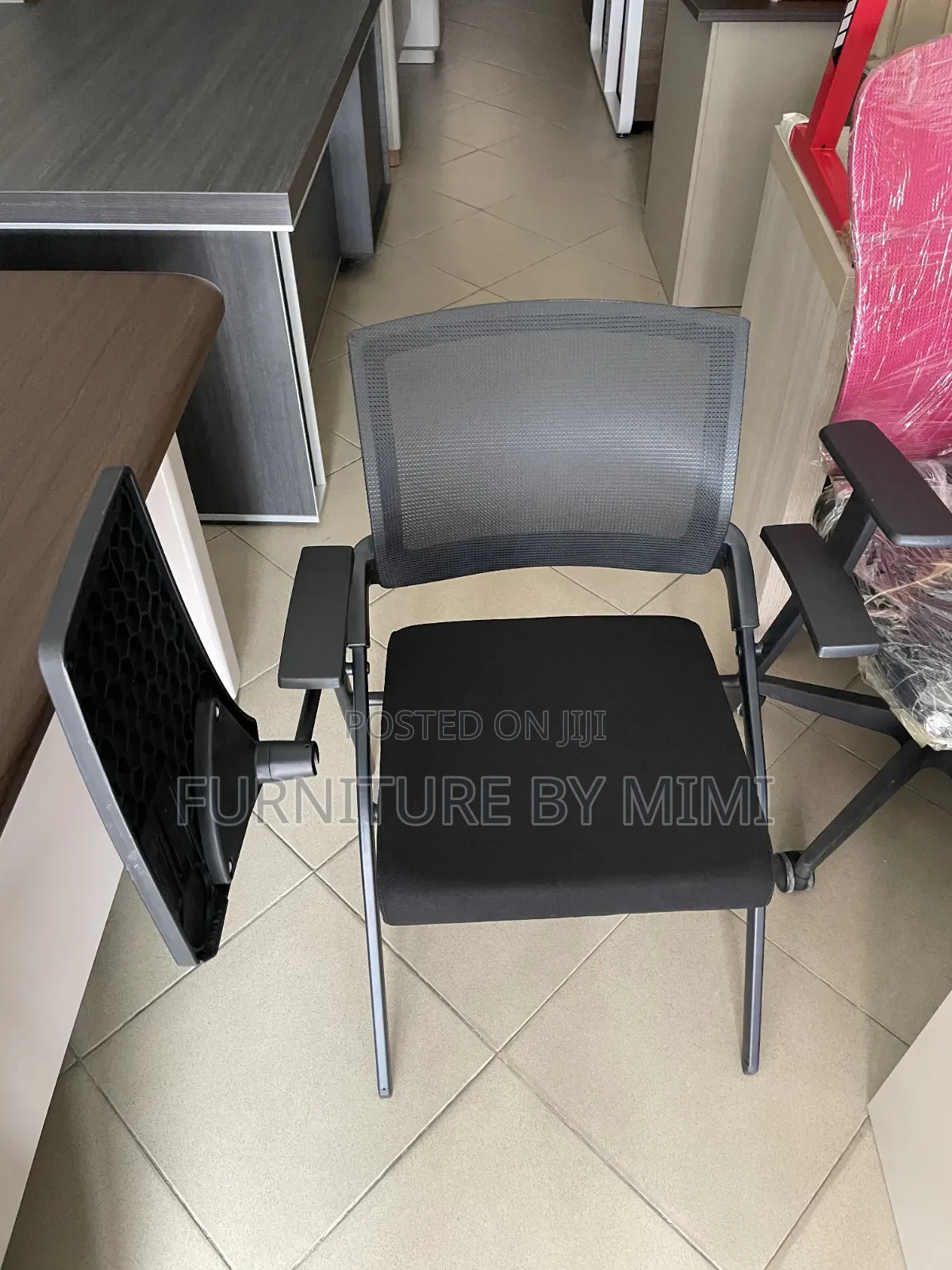 Premium Foldable Student Training Chair With Writing Pad