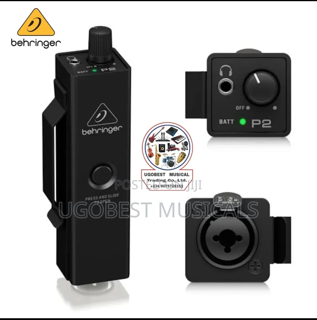 Behringer PowerPlay P2 Ultra-Compact Personal in-Ear Monitor Amplifier