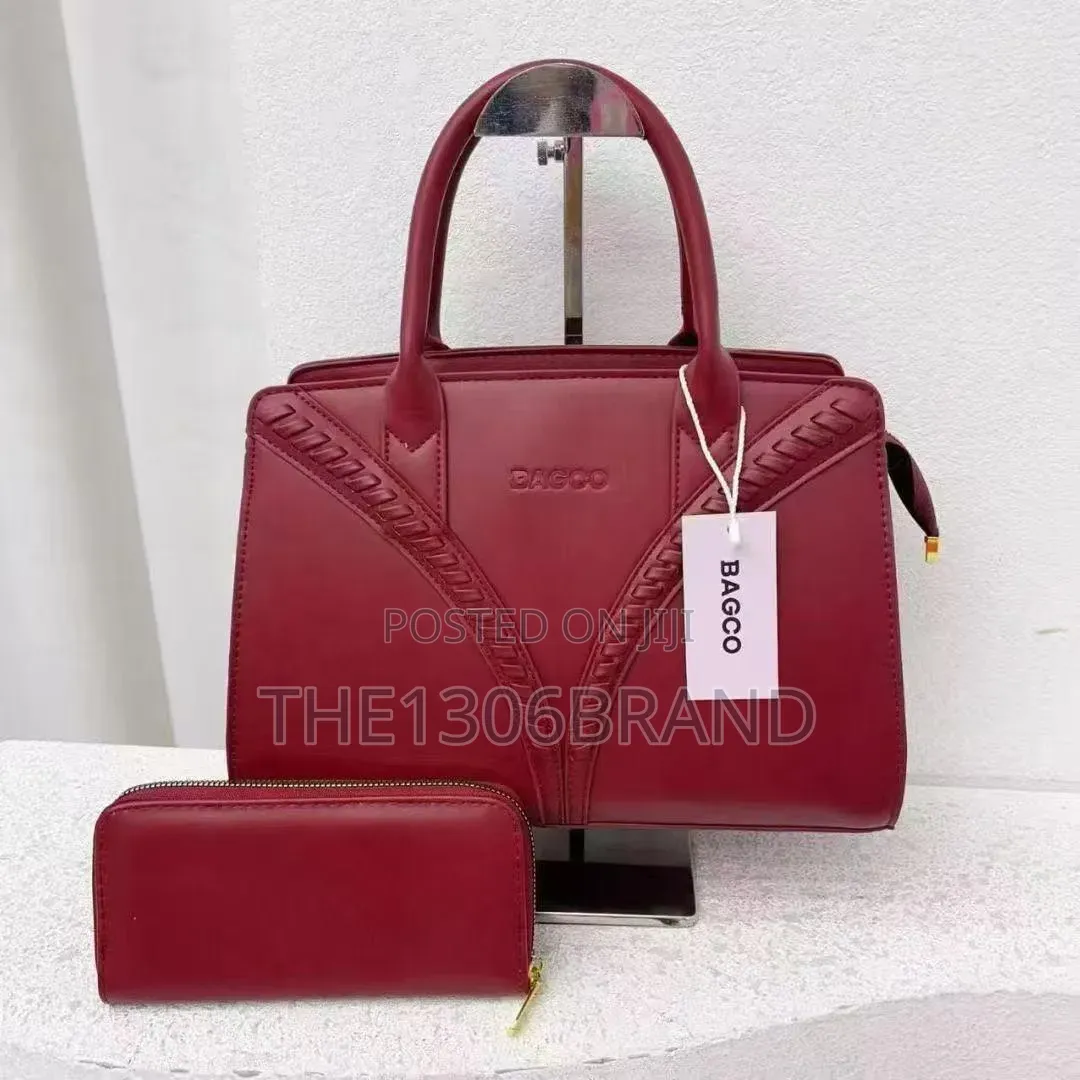 Bagco 2 in 1 Premium Quality Top Handle Structured Handbag