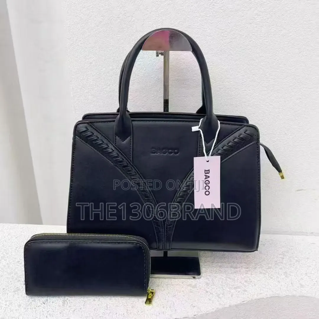 Bagco 2 in 1 Premium Quality Top Handle Structured Handbag