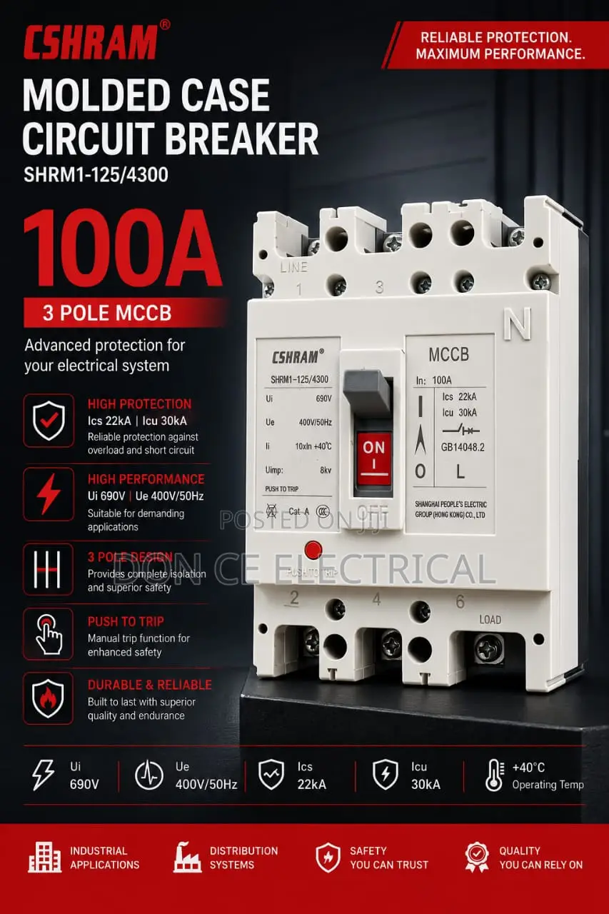 100amps 4pole McCb