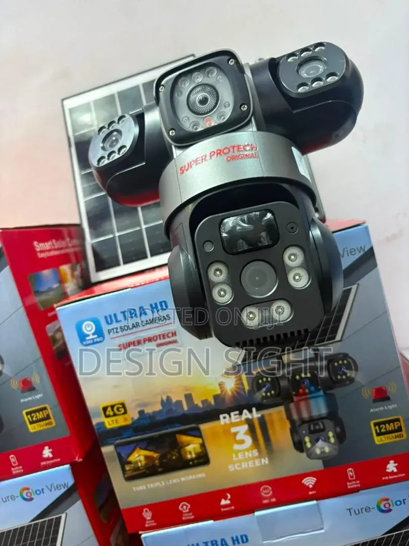 High Quality Solar Camera Tripple Lens