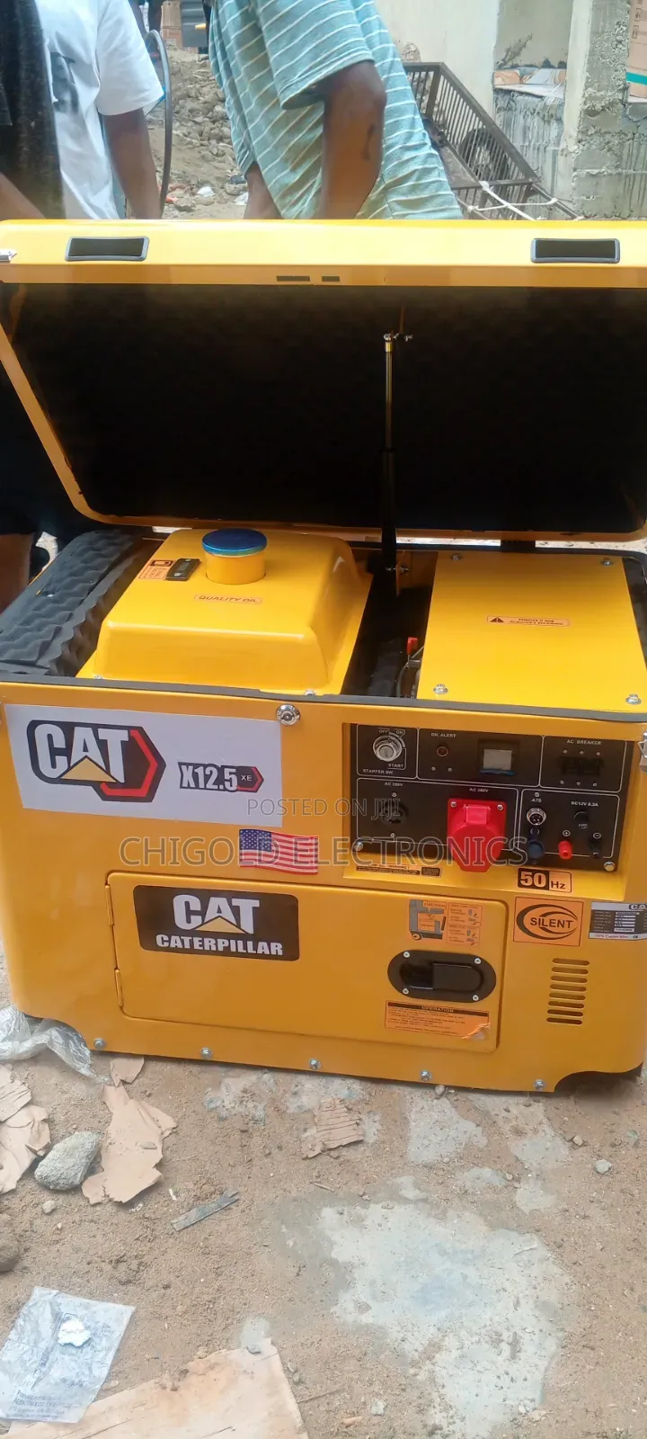 Original Cat Diesel Generator 3 Phase 100% Copper Coil 12.5kva