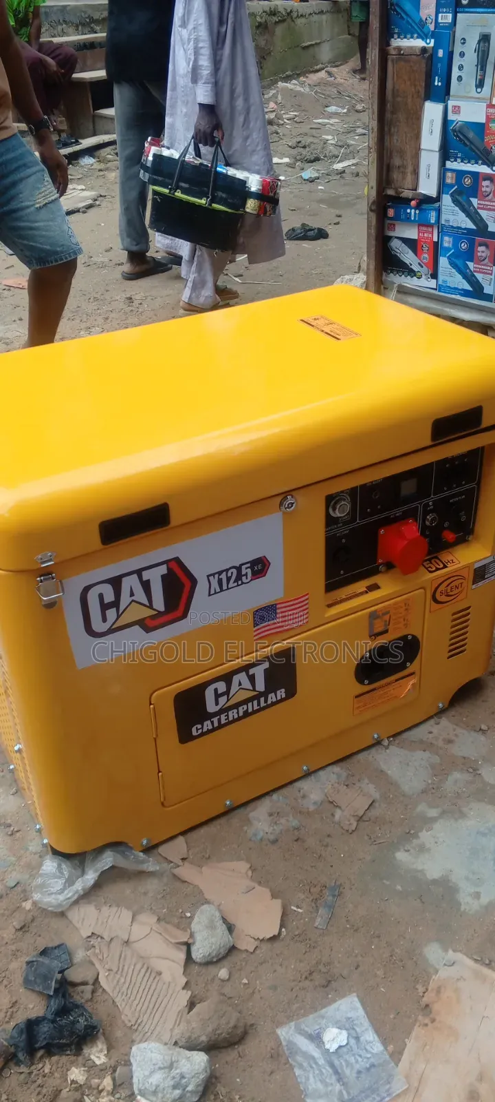 Original Cat Diesel Generator 12.5 kVA 100% Copper Coil 3 Phase