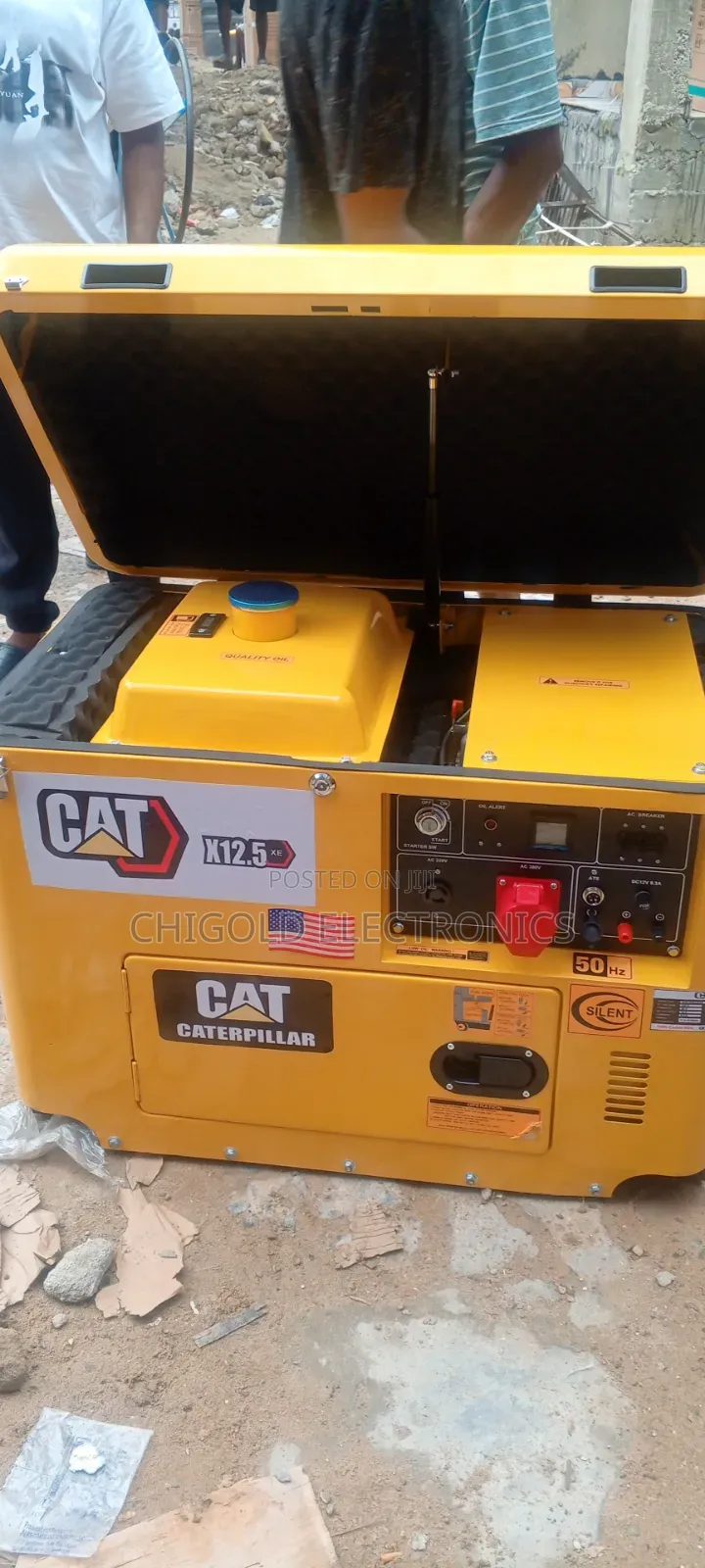 Original Cat Diesel Generator 12.5 kVA 100% Copper Coil 3 Phase