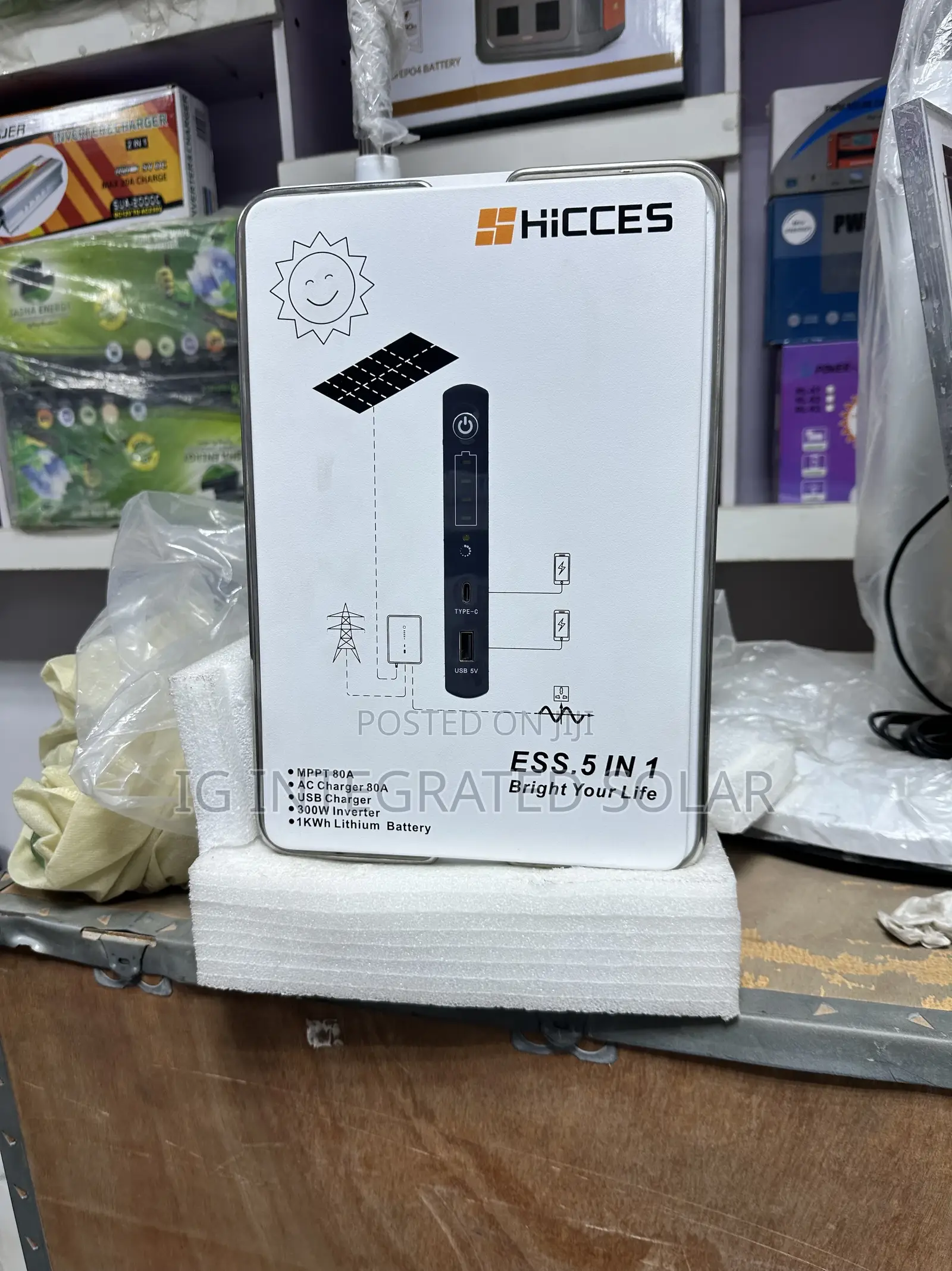 1000w Lithium Battery Solar Generator