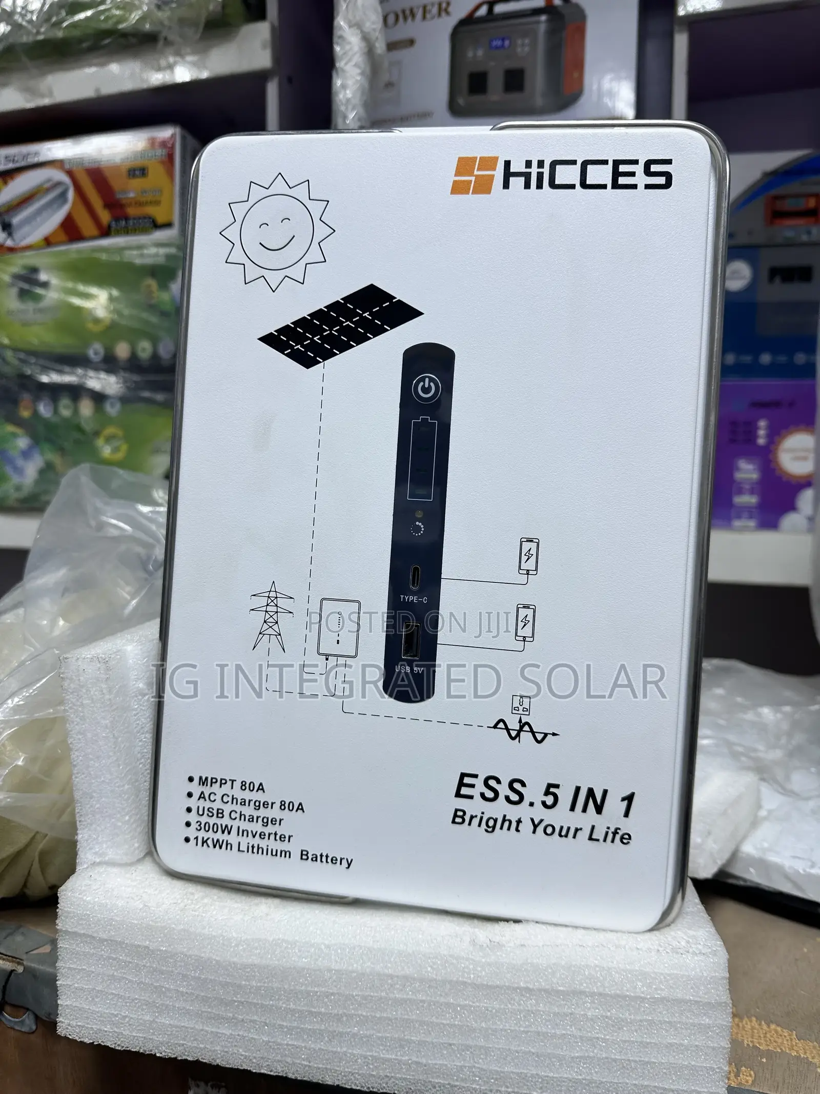 1000w Lithium Battery Solar Generator