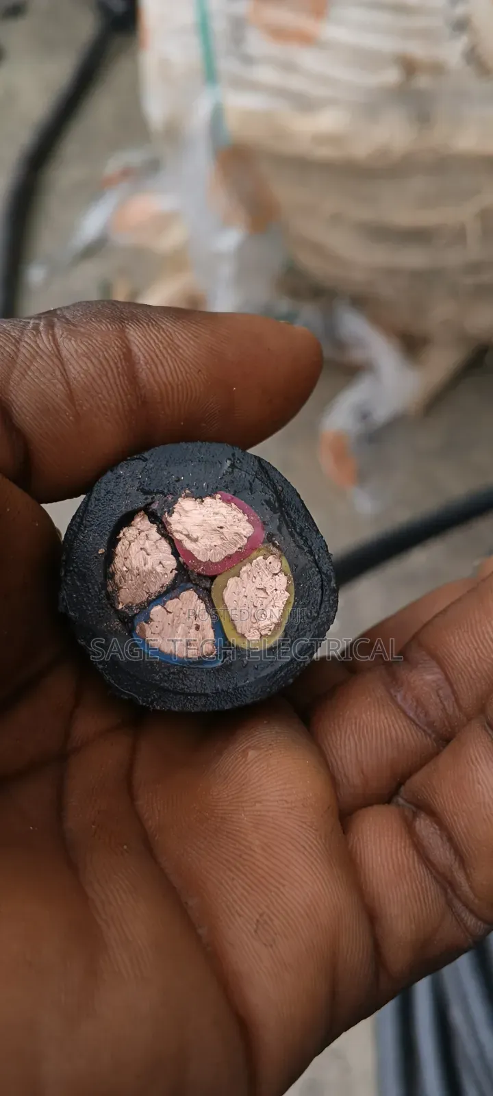 95mm 4core Nigerchin Armoured Cable PVC PVC