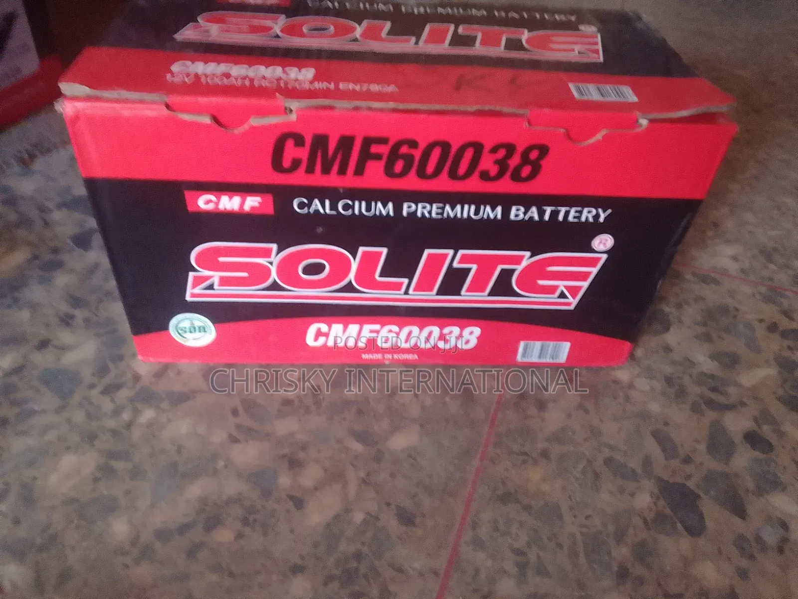 Original Car Battery Made in Korea 100ahs