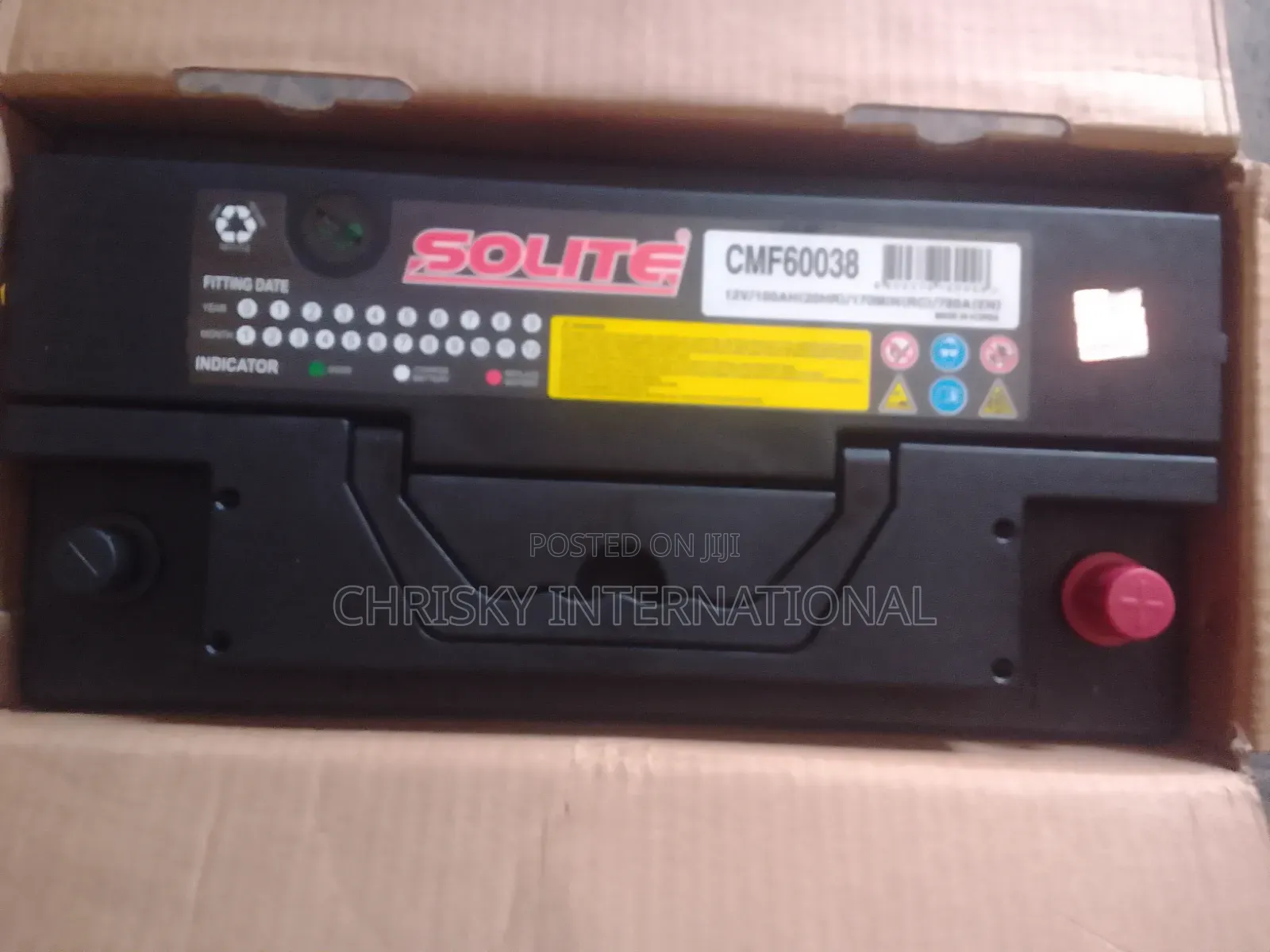 Original Car Battery Made in Korea 100ahs