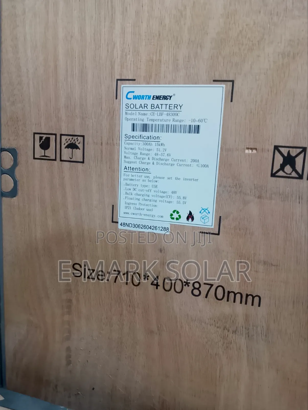 15kwh C-Worth Lithium Ion Solar Batteries Complete 15kwh Available