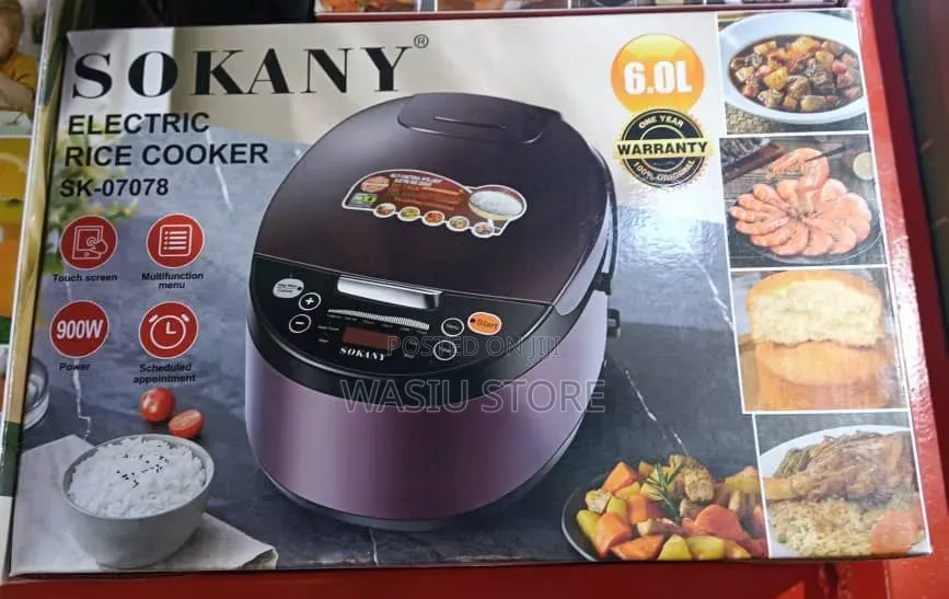 6L Sokany Electric Rice Cooker (Model SK-07078)