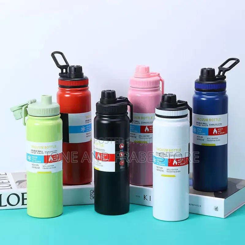 1000ml Double Wall Stainless Steel Vacuum Flask Water Bottle
